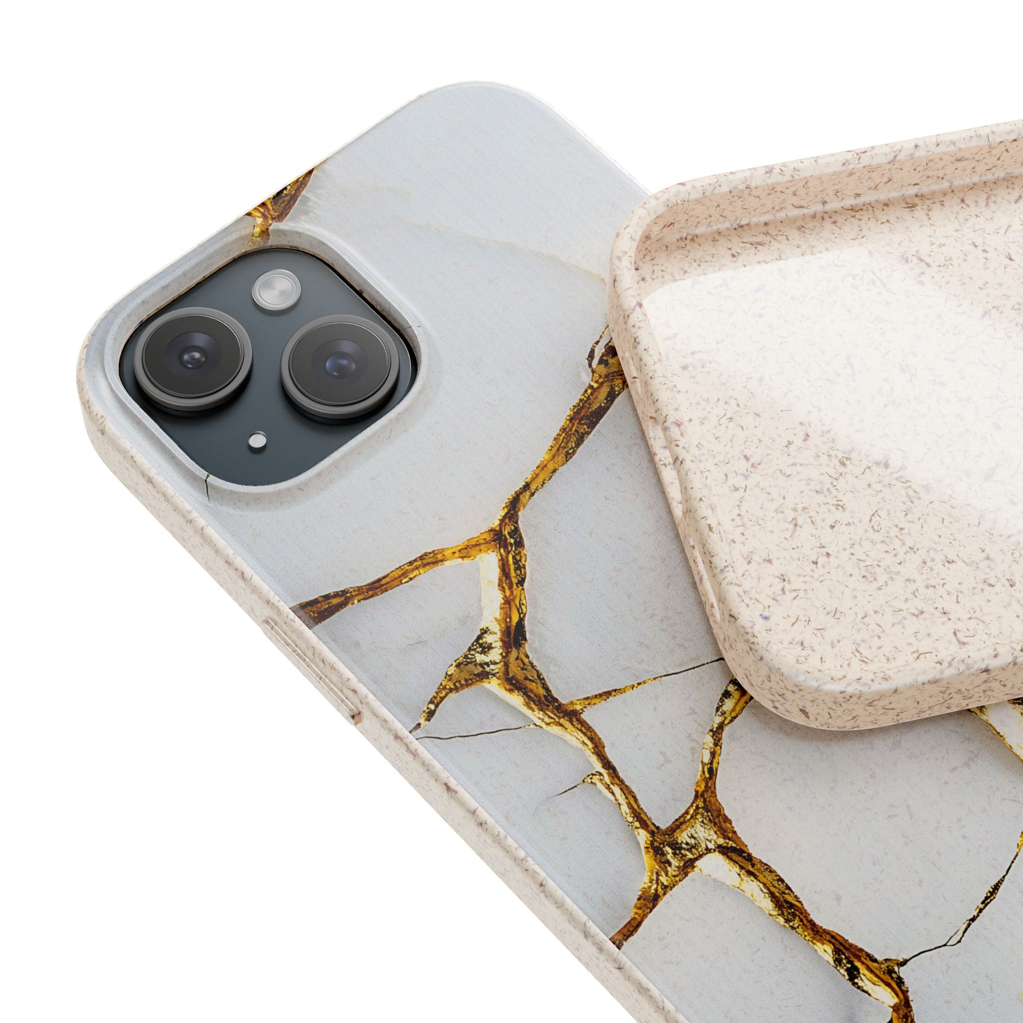 aPattern Gold cracked - Plastic free phone case for iPhone