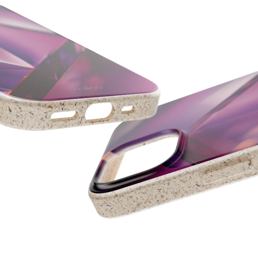 3D Purple - Plastic free phone case for iPhone