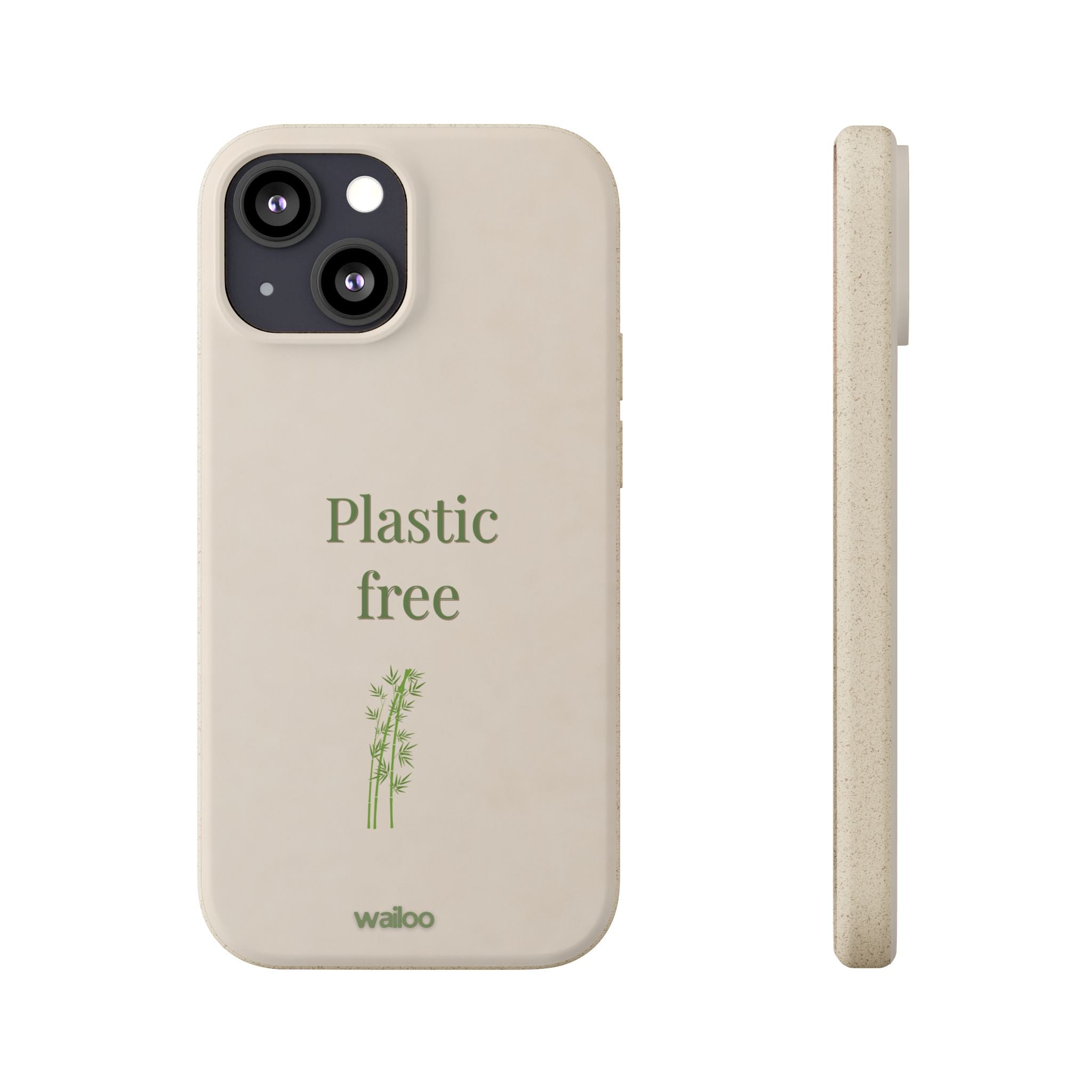 Earth - Bamboo stylish - Plastic free phone case for iPhone
