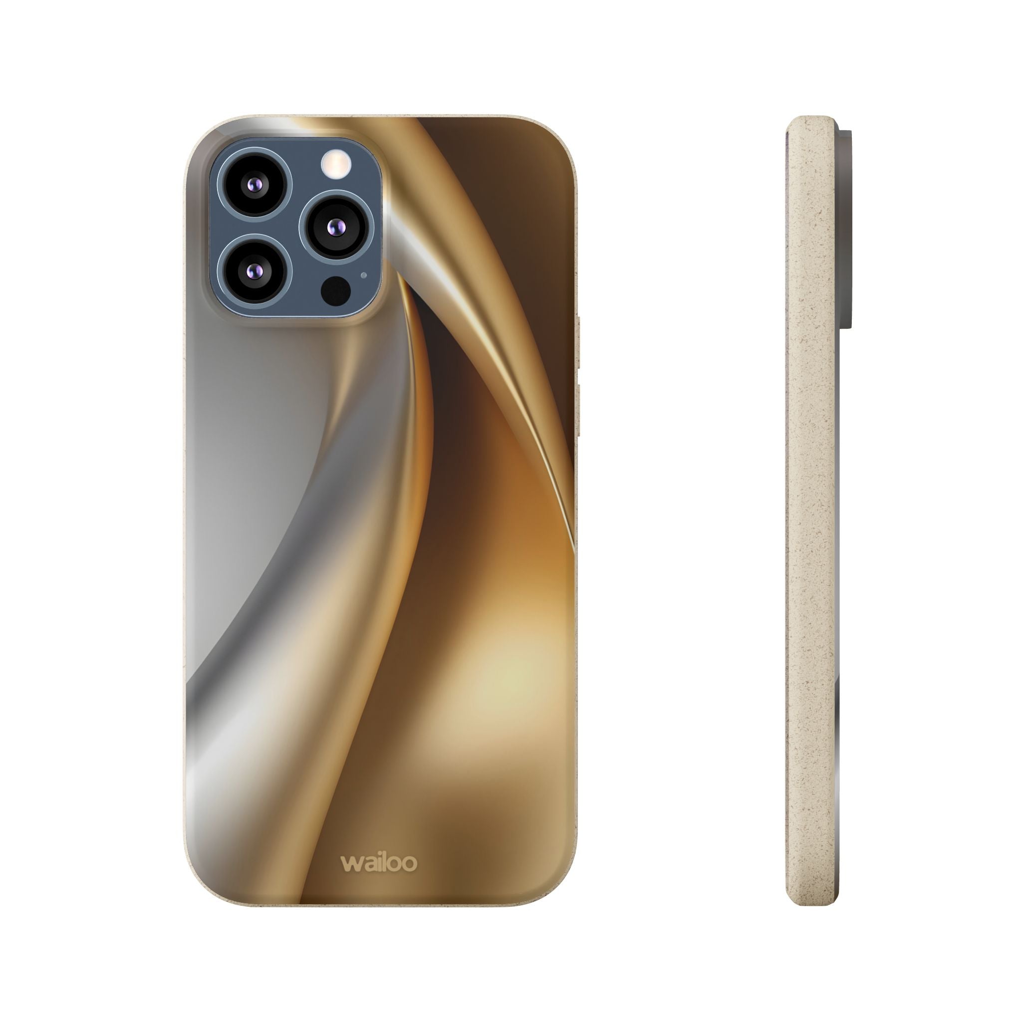 aPattern Gold silver - Platic free phone case for iPhone