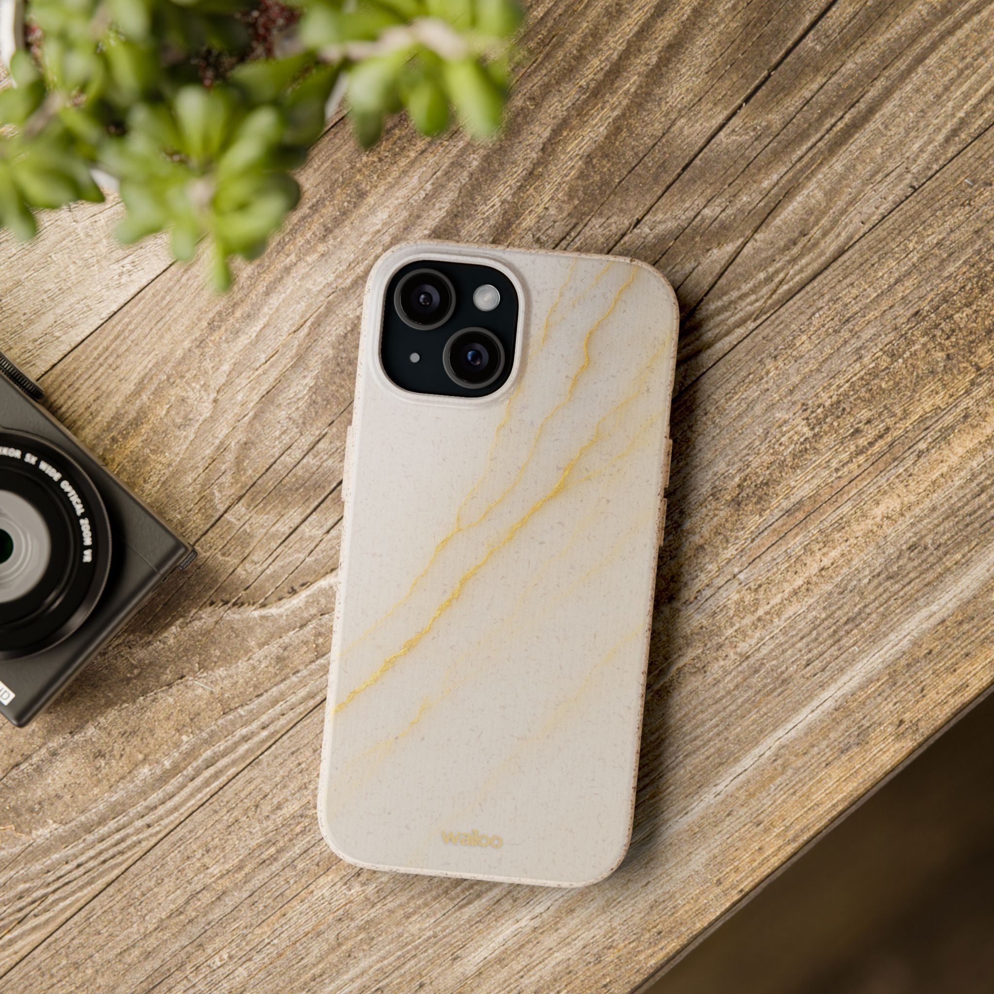 aPattern Gold marble - Plastic free phone case for iPhone