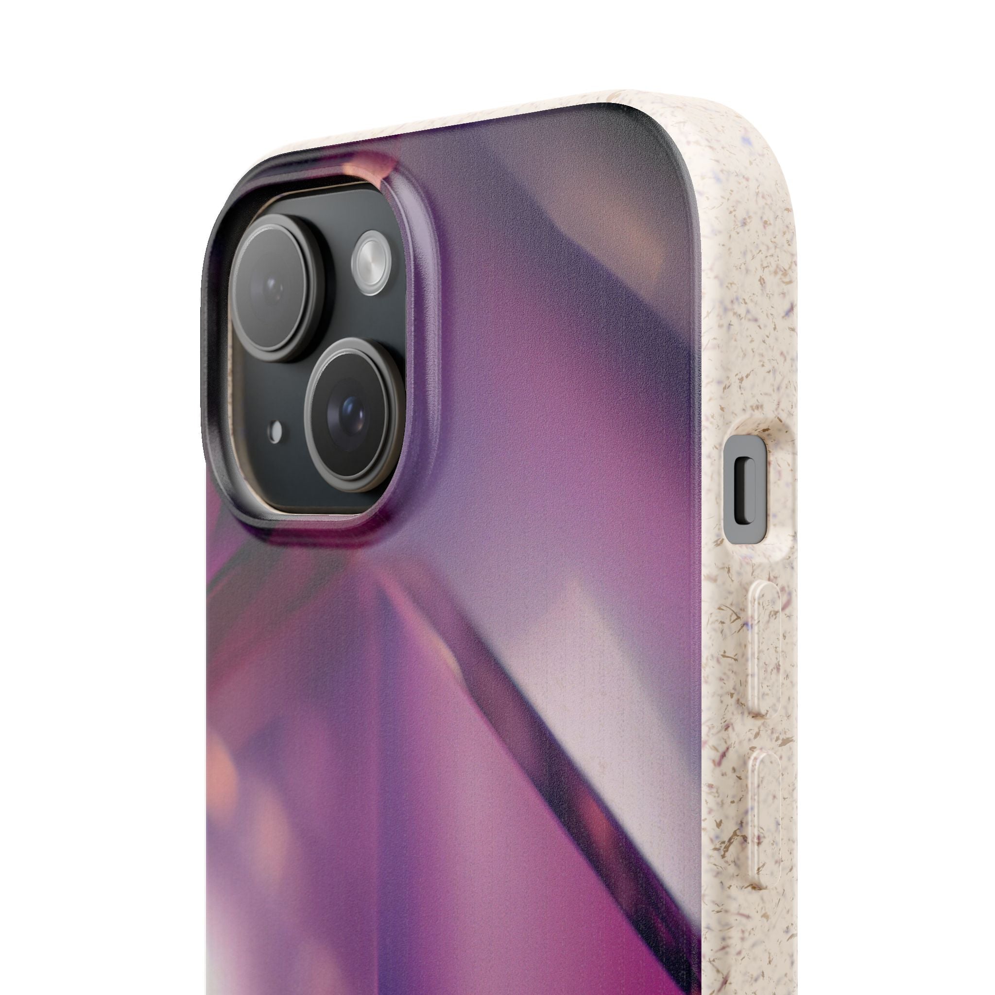 3D Purple - Plastic free phone case for iPhone