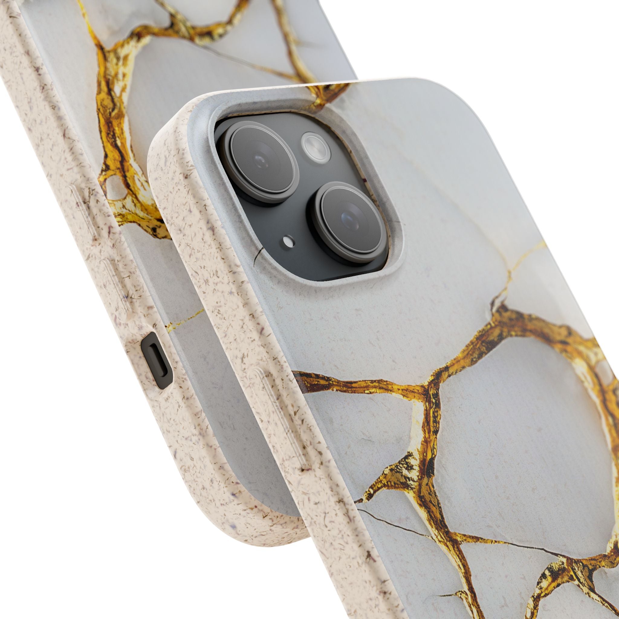 aPattern Gold cracked - Plastic free phone case for iPhone