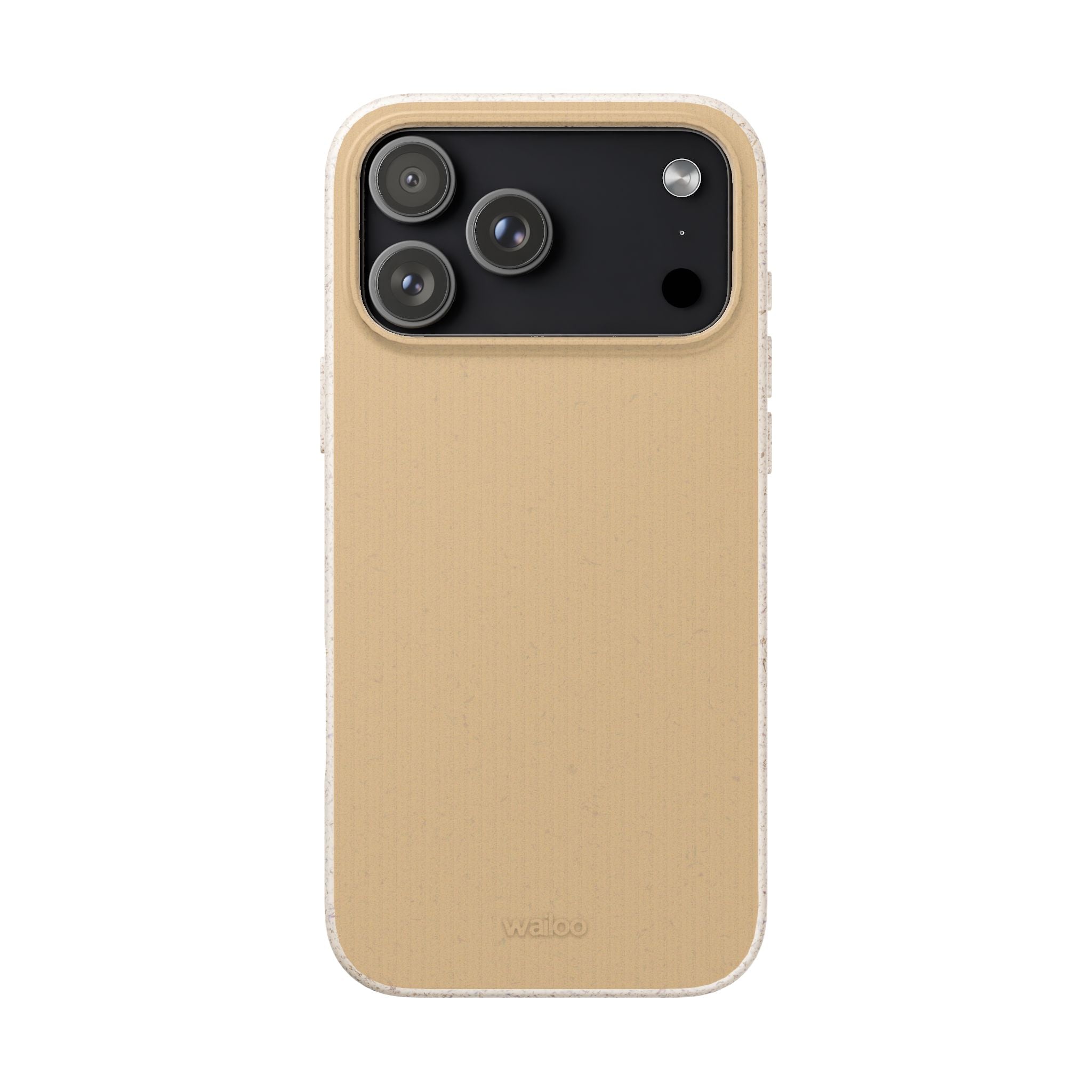 Color Beige mustard - Plastic free phone case for iPhone