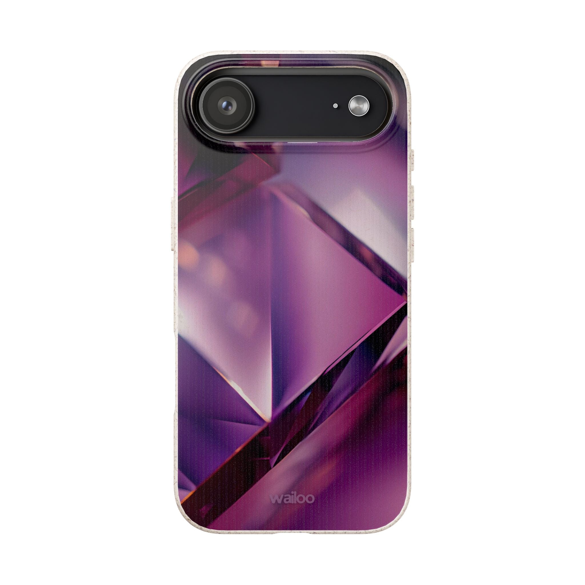 3D Purple - Plastic free phone case for iPhone
