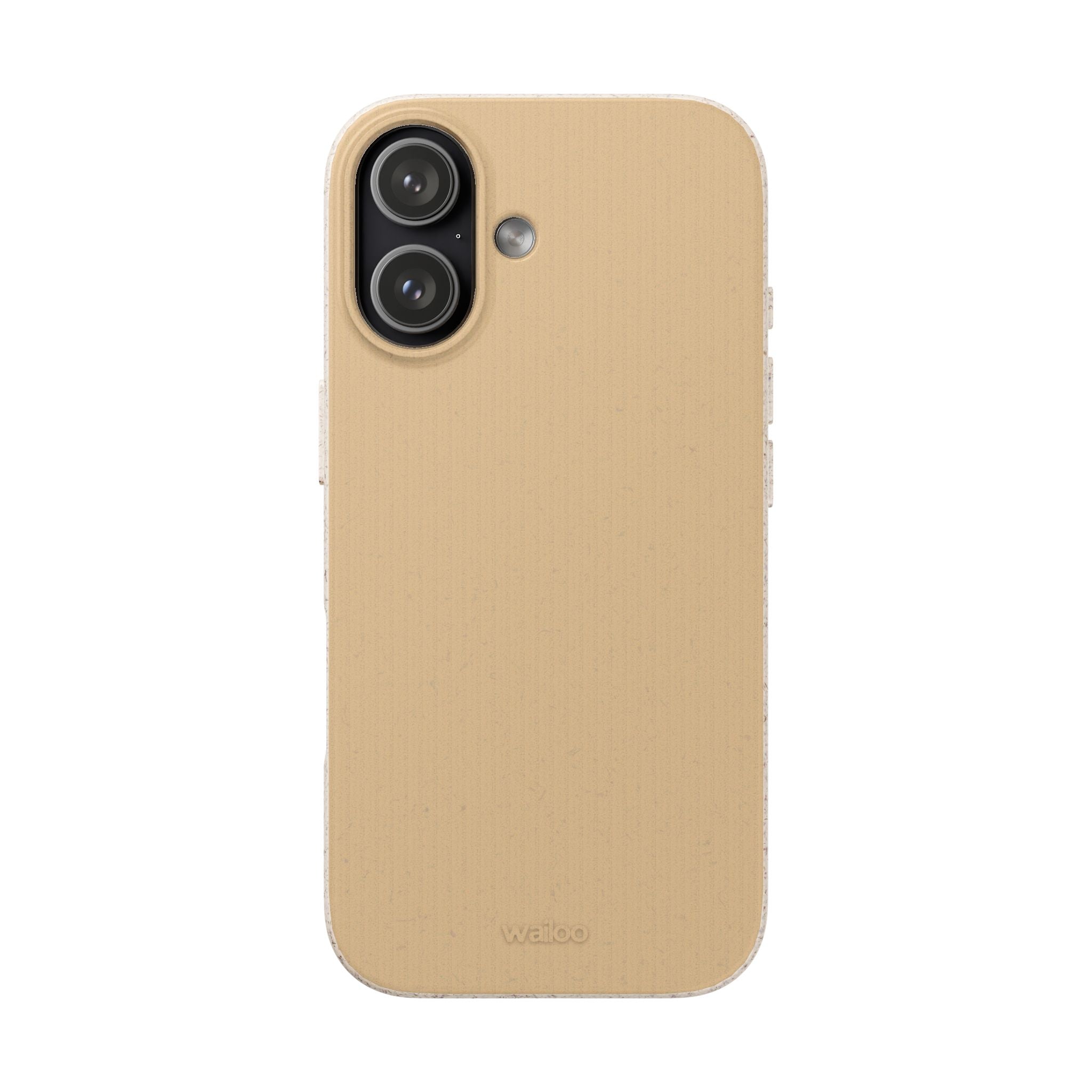 Color Beige mustard - Plastic free phone case for iPhone