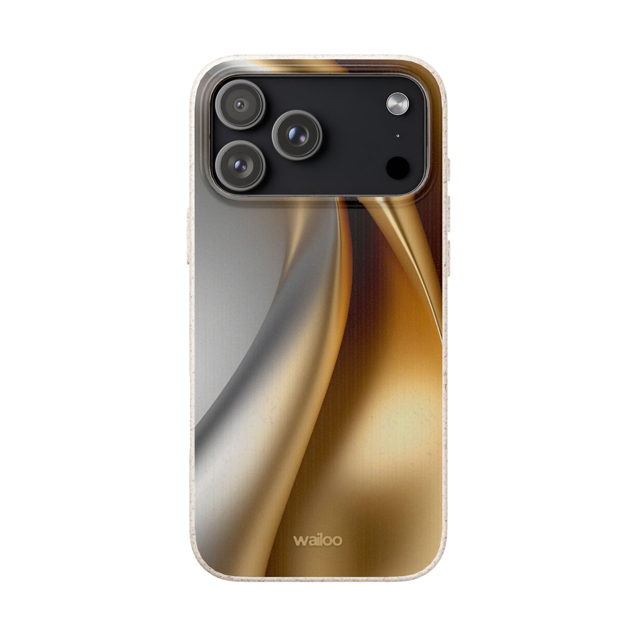 aPattern Gold silver - Platic free phone case for iPhone