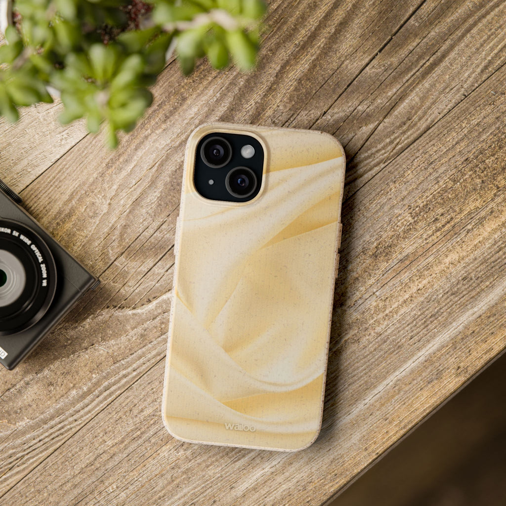 aPattern Silk cream - Plastic free phone case for iPhone