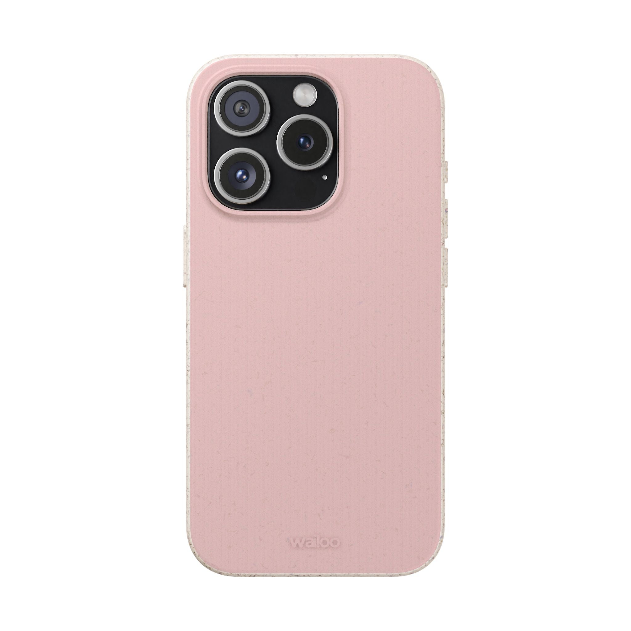 Color Pink dirty light - Plastic free phone case for iPhone
