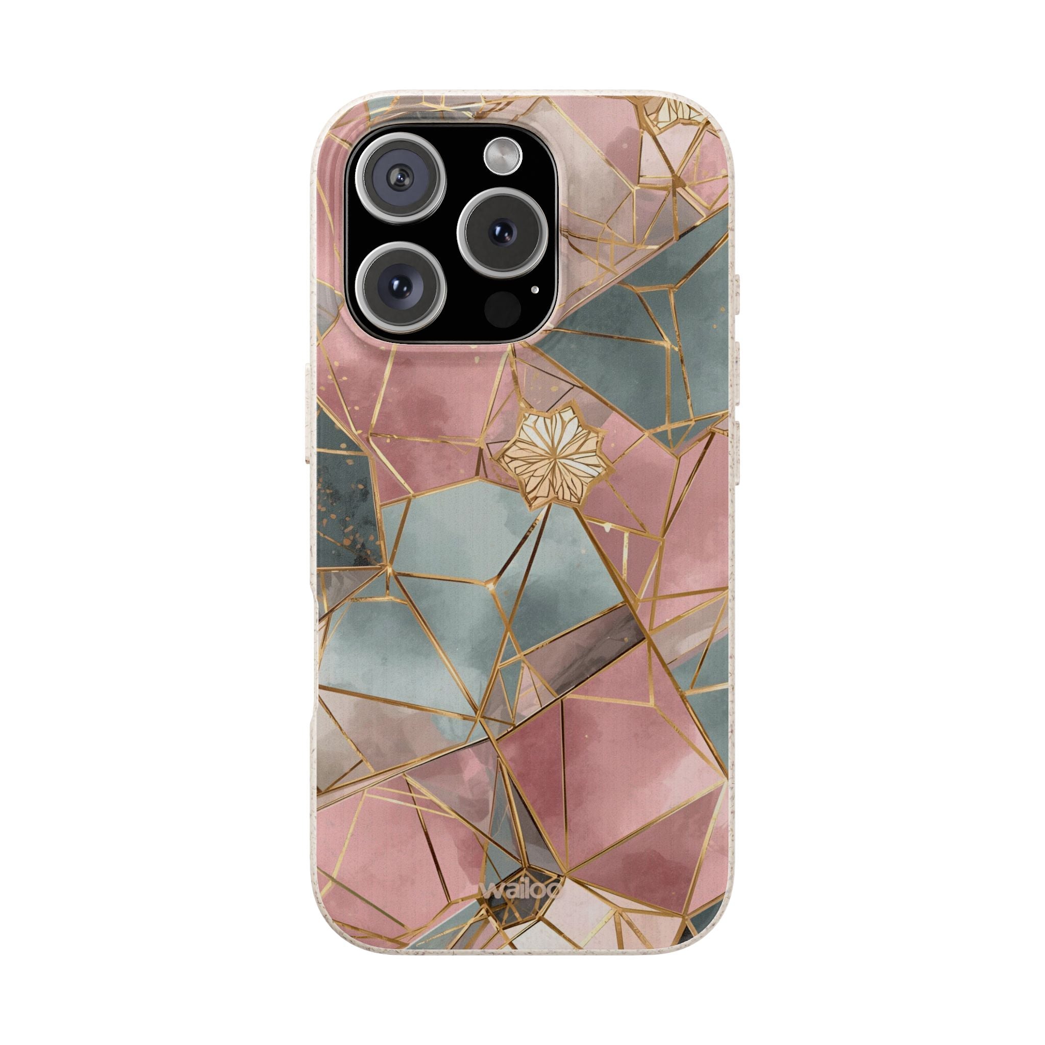 aPattern Pink gold - Plastic free phone case for iPhone