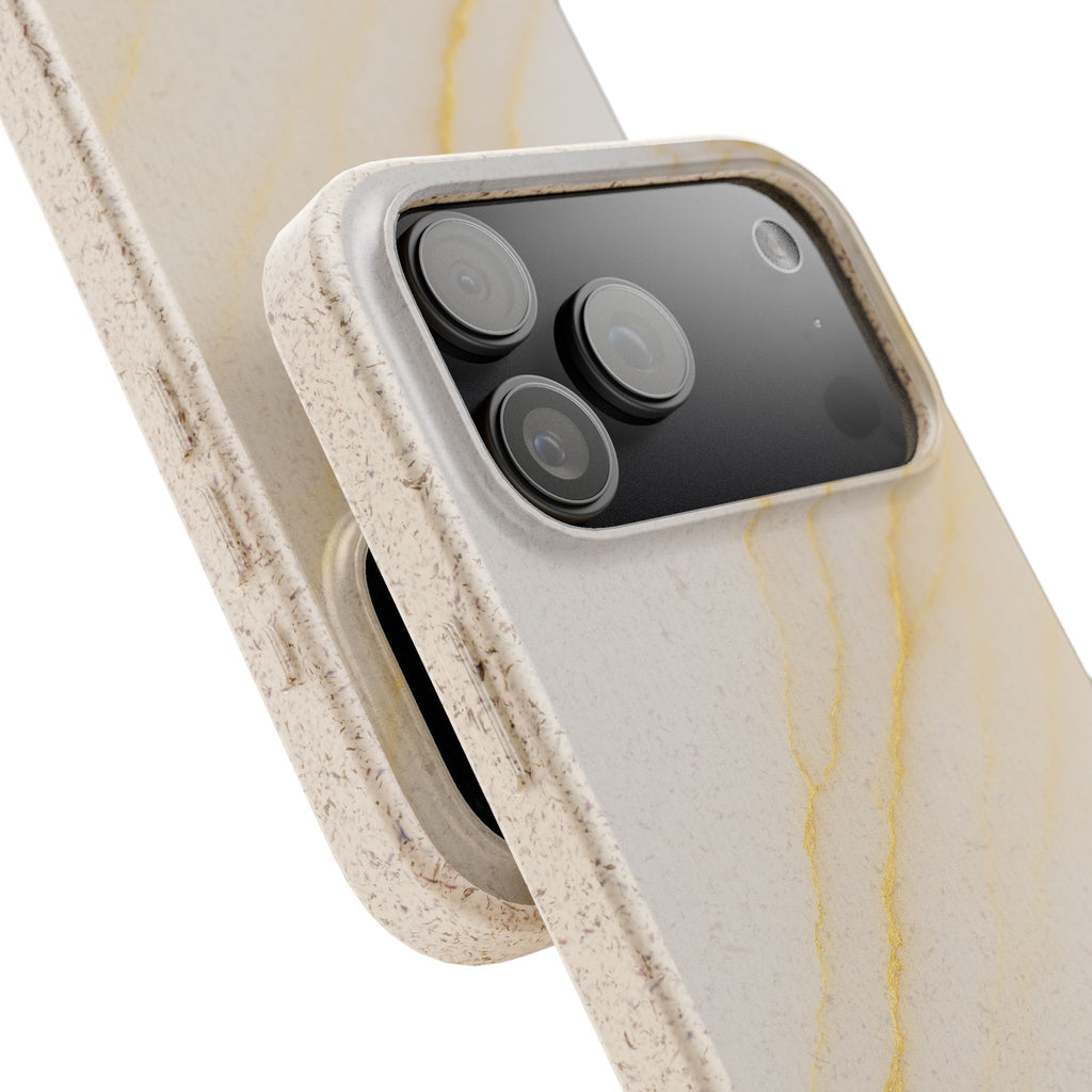 aPattern Gold marble - Plastic free phone case for iPhone