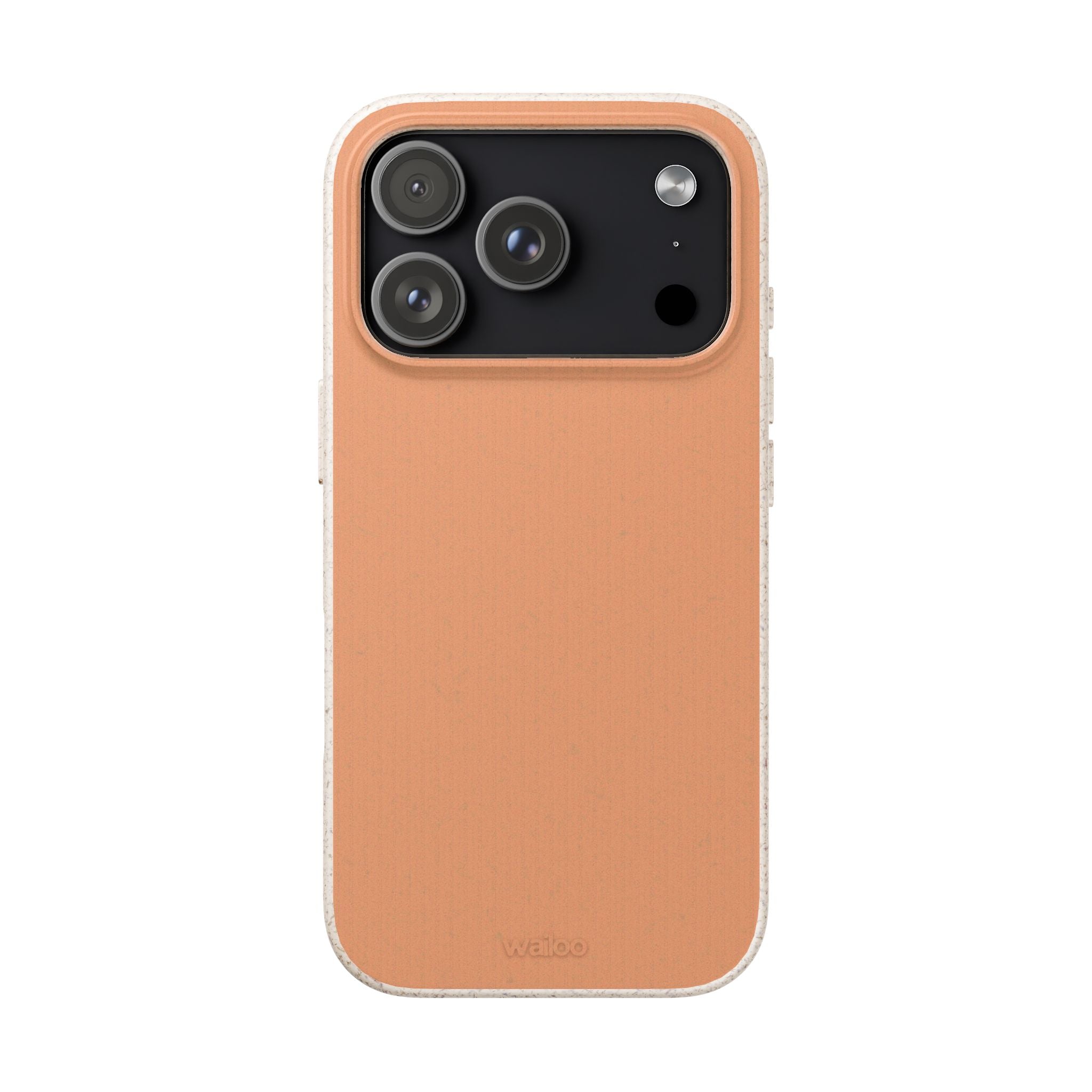 Color Beige apricot - Plastic free phone case for iPhone
