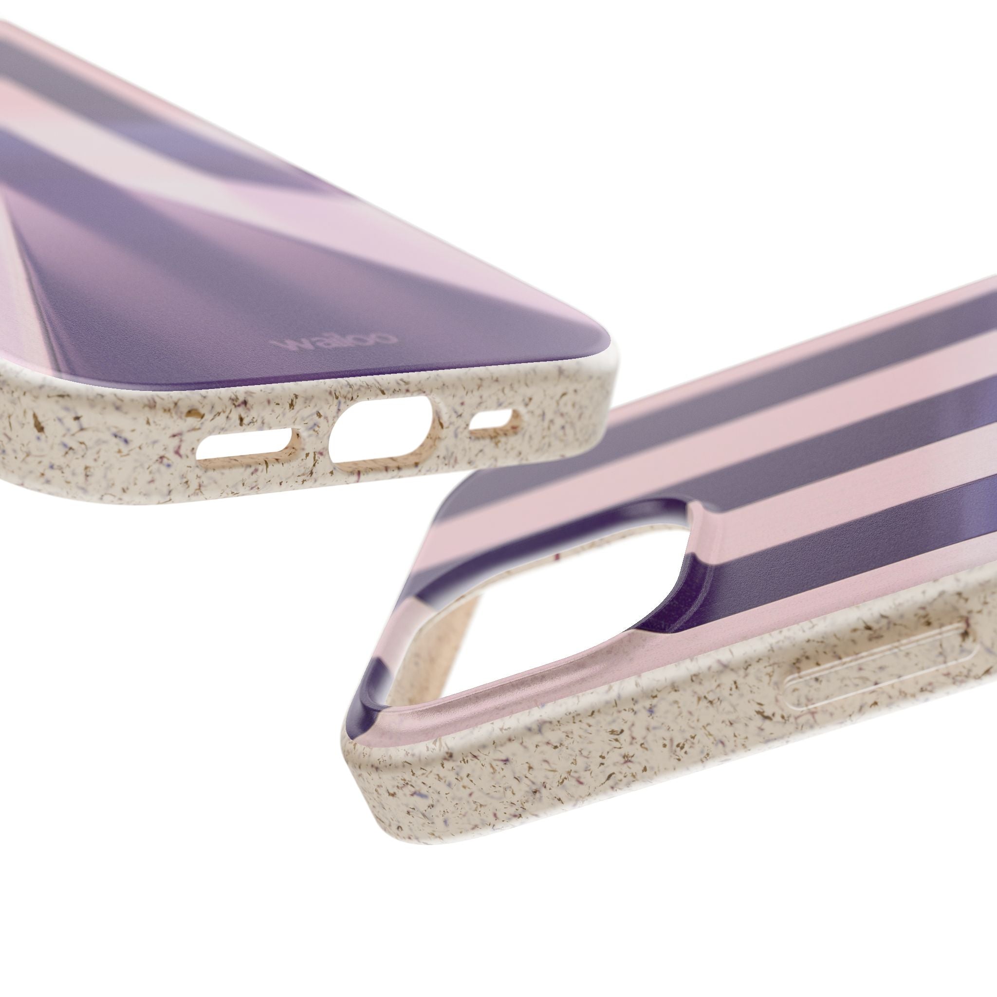 3D Purple stripes - Plastic free phone case for iPhone