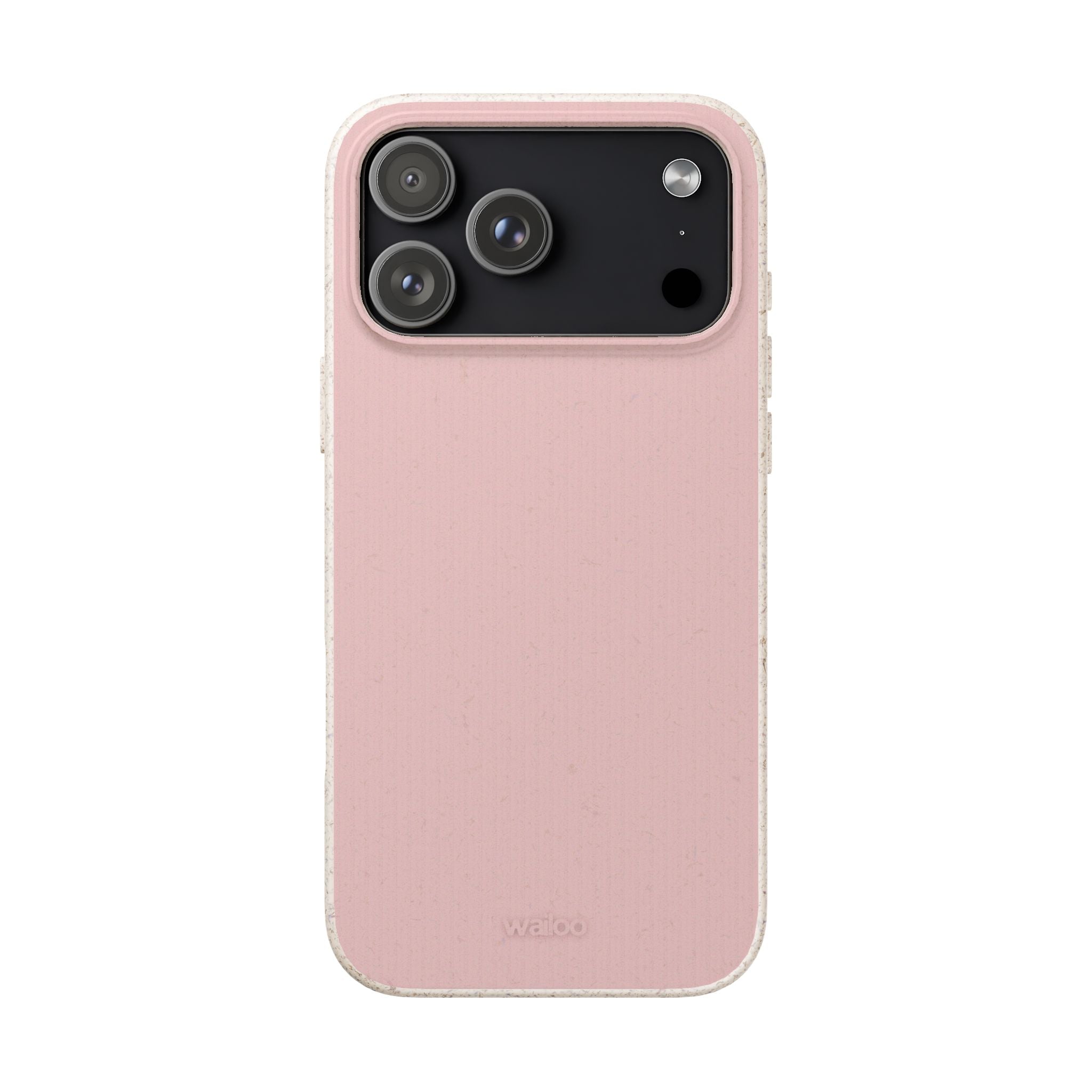 Color Pink dirty light - Plastic free phone case for iPhone