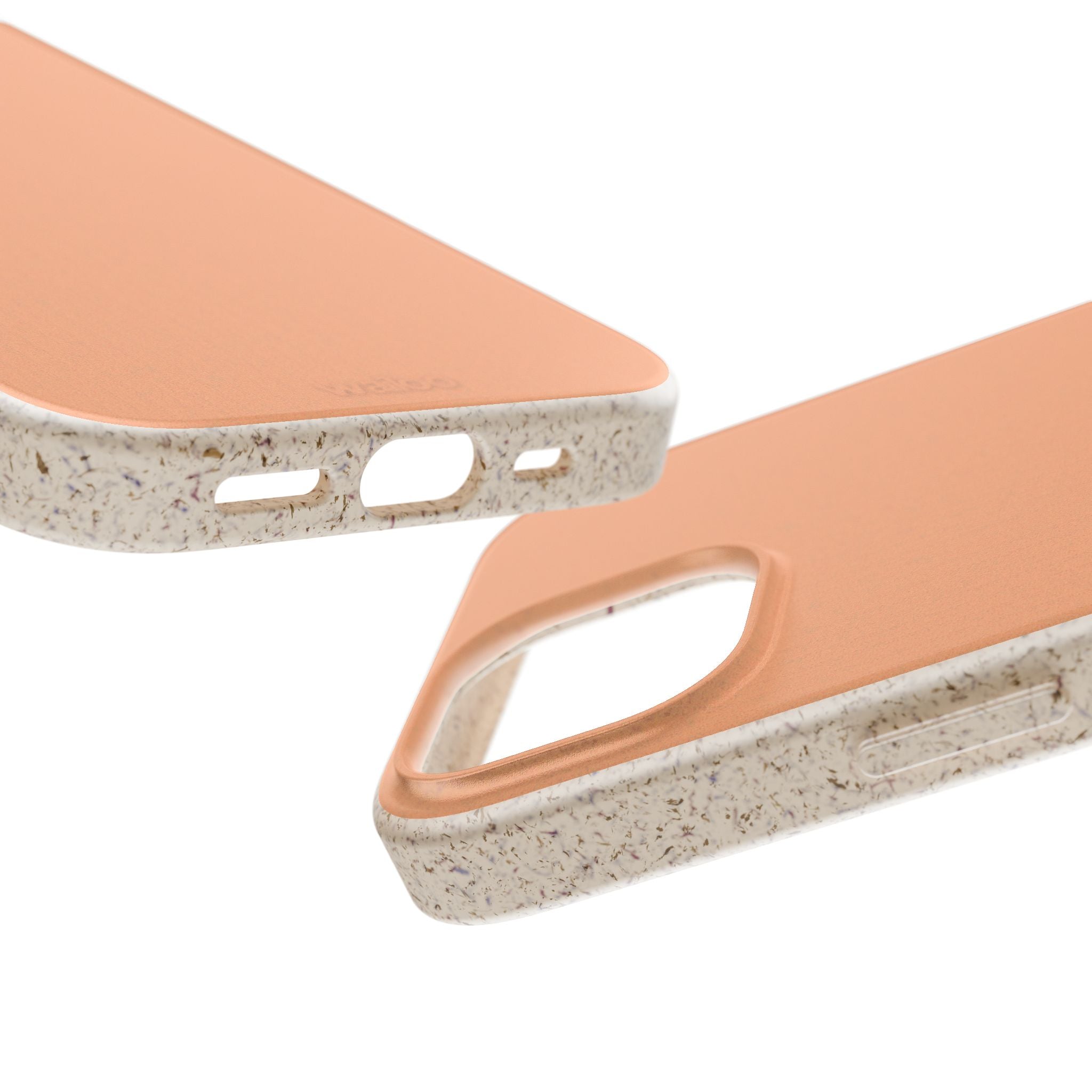 Color Beige apricot - Plastic free phone case for iPhone