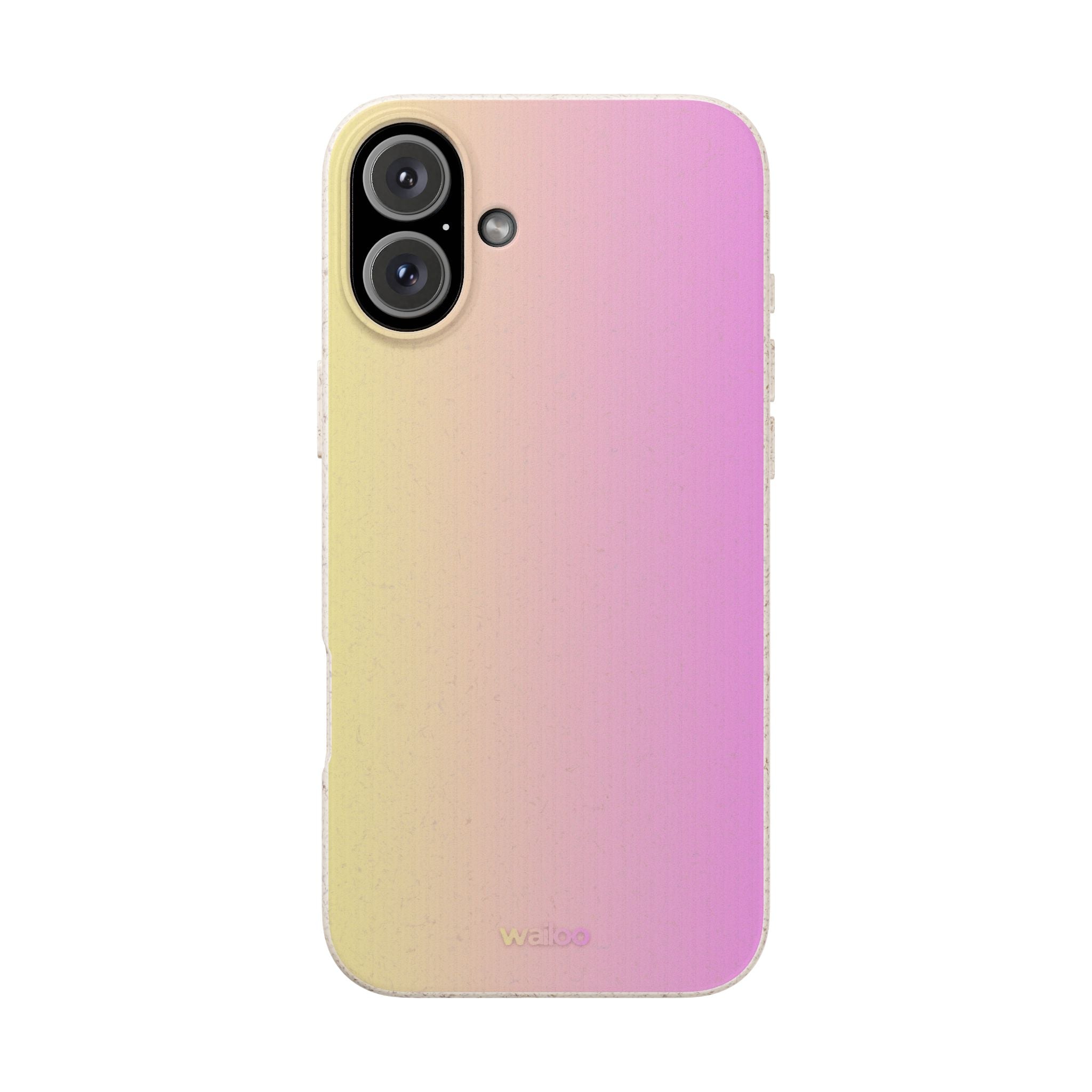 bOmbre Yellow pink gradient - Plastic free phone case for iPhone