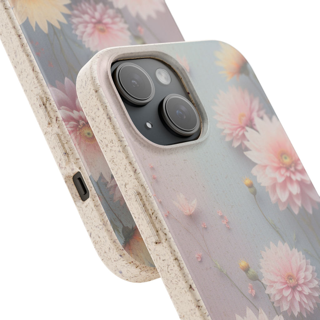 dAI Floral Dahlia -  Plastic free phone case for iPhone