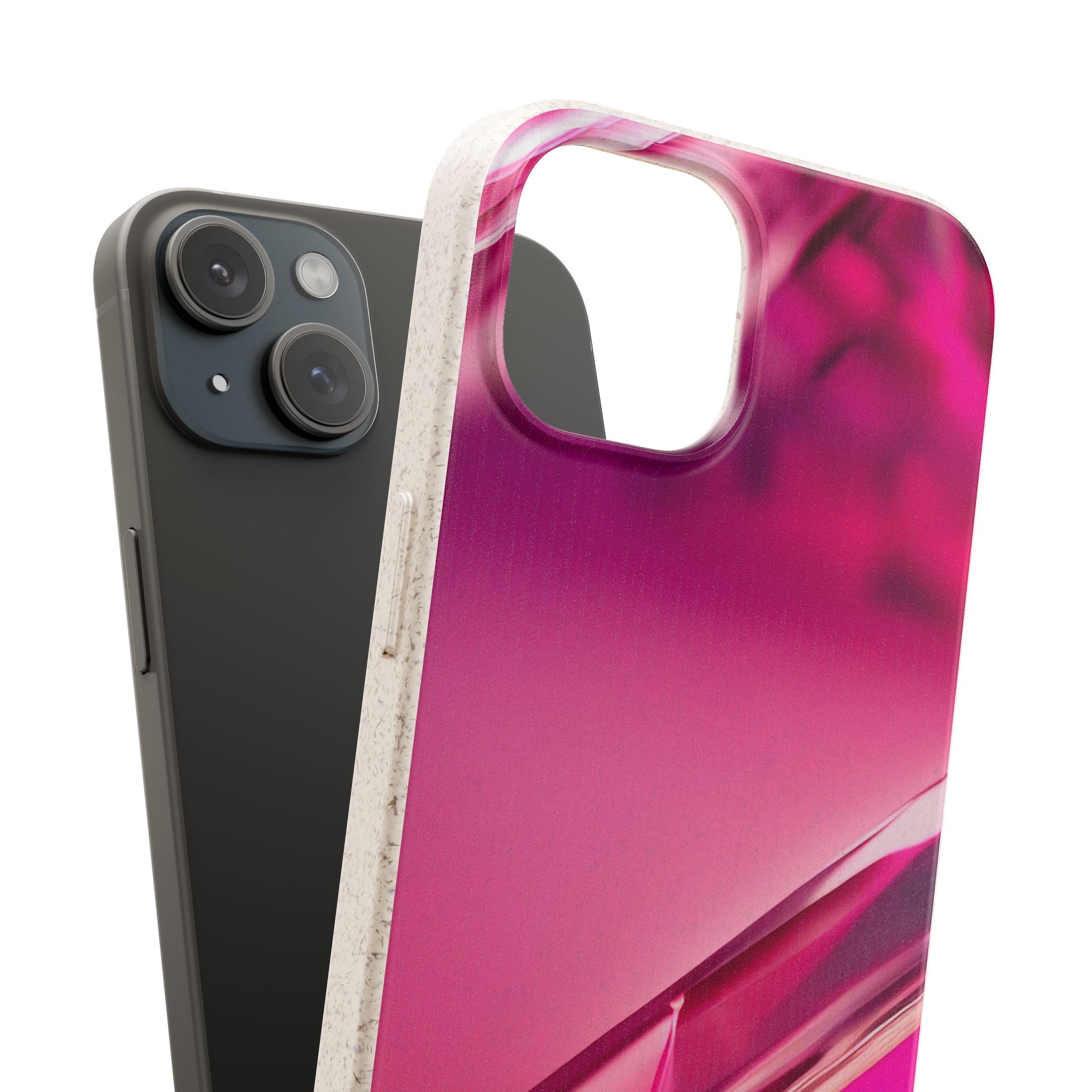 3D Pink - Plastic free phone case for iPhone