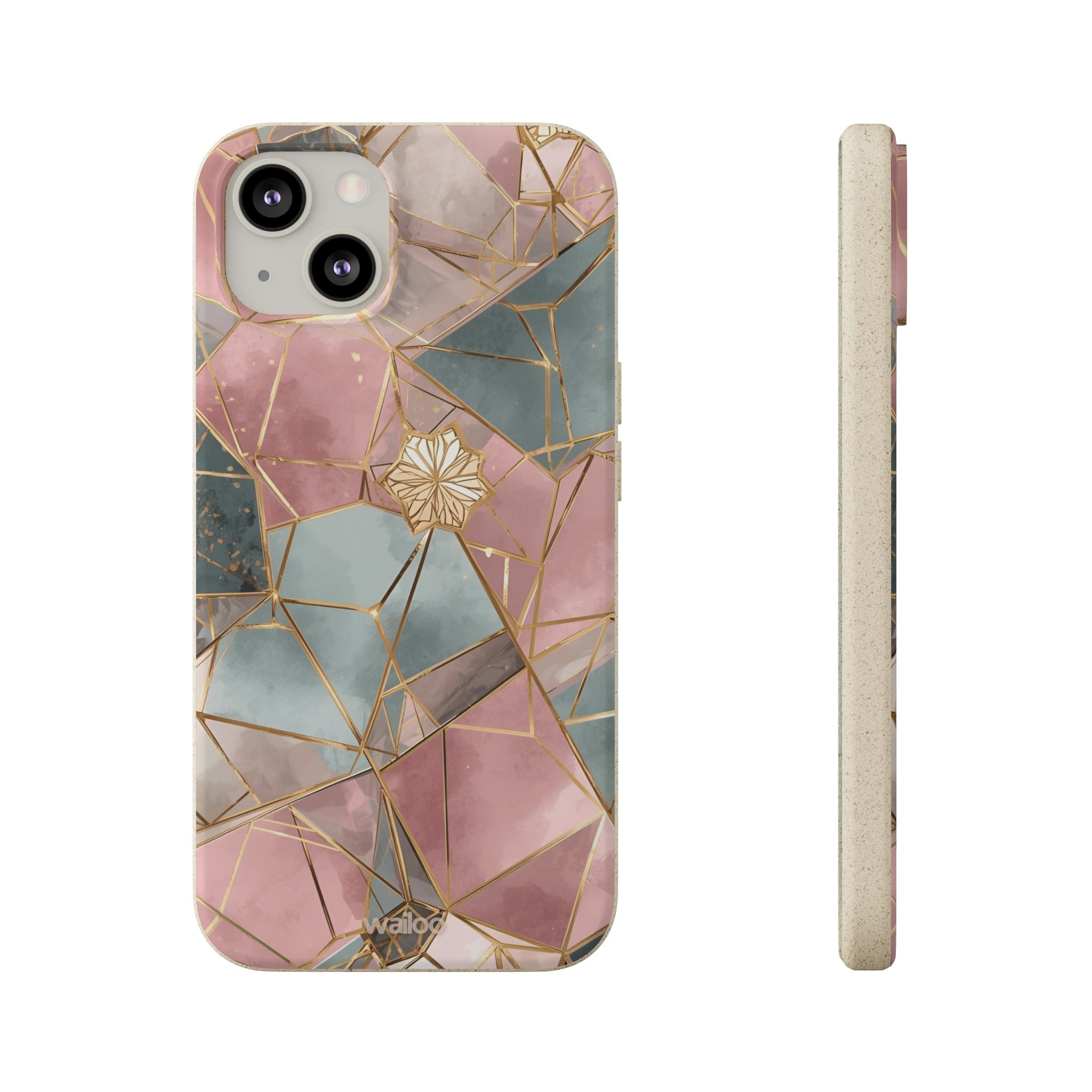 aPattern Pink gold - Plastic free phone case for iPhone