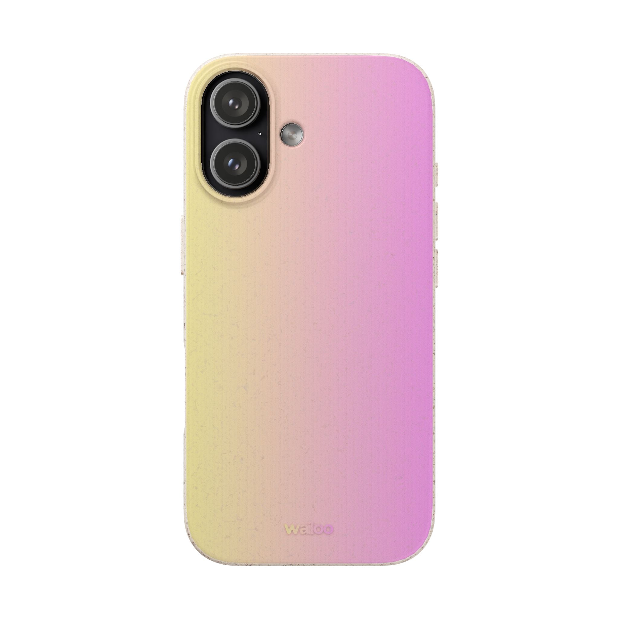 bOmbre Yellow pink gradient - Plastic free phone case for iPhone