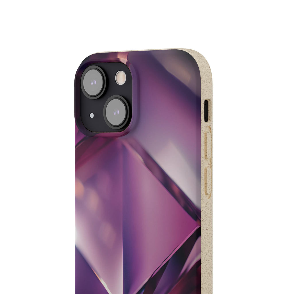 3D Purple - Plastic free phone case for iPhone