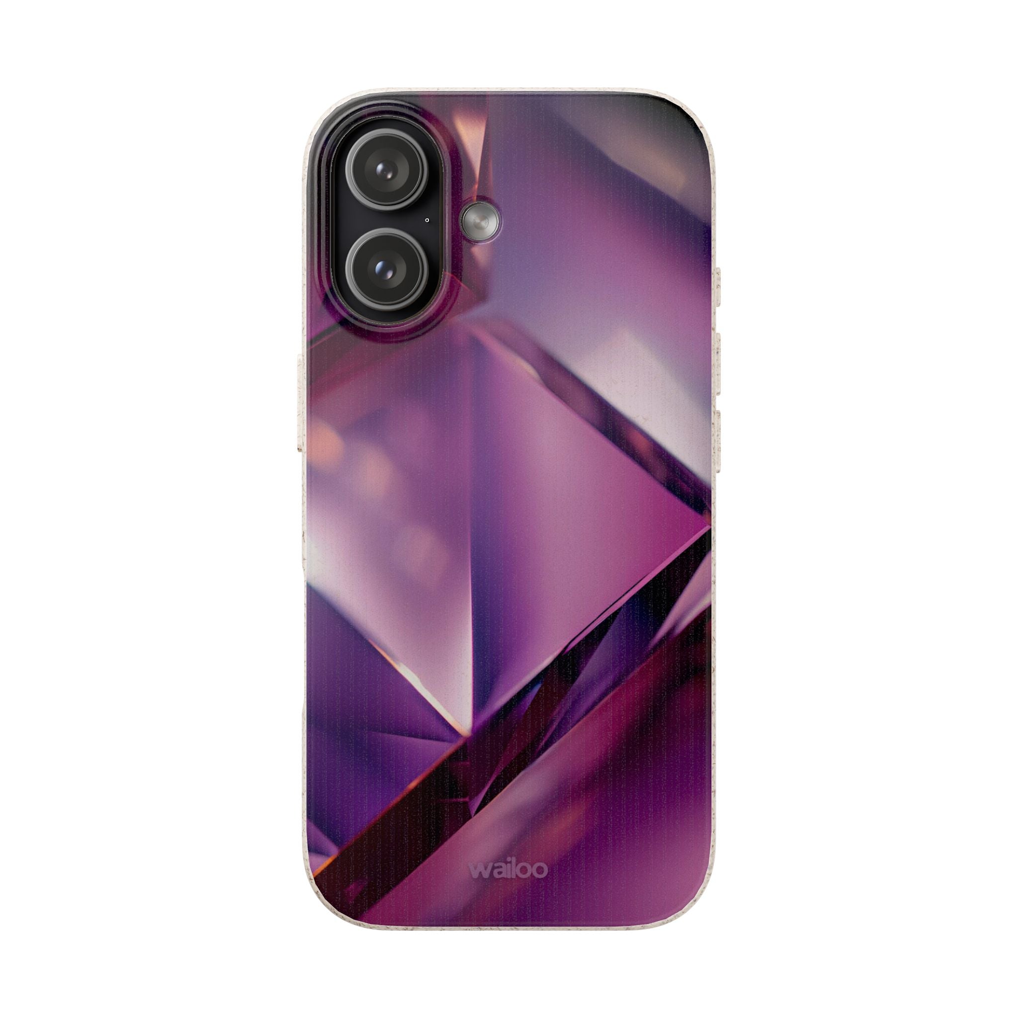 3D Purple - Plastic free phone case for iPhone