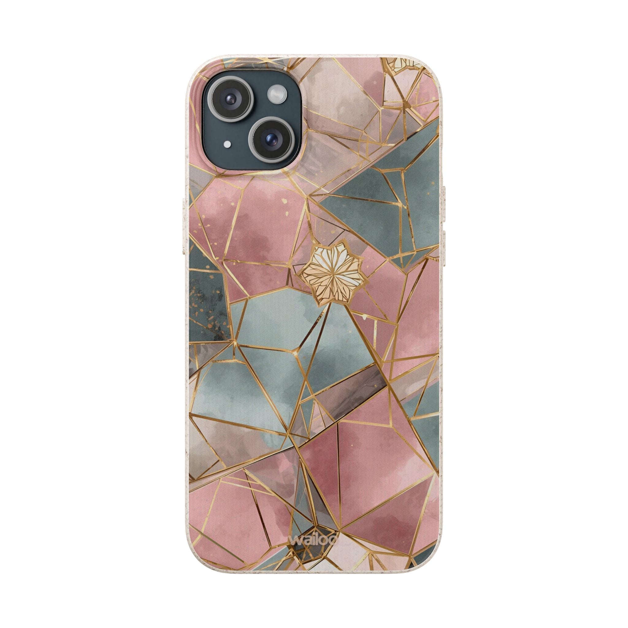 aPattern Pink gold - Plastic free phone case for iPhone