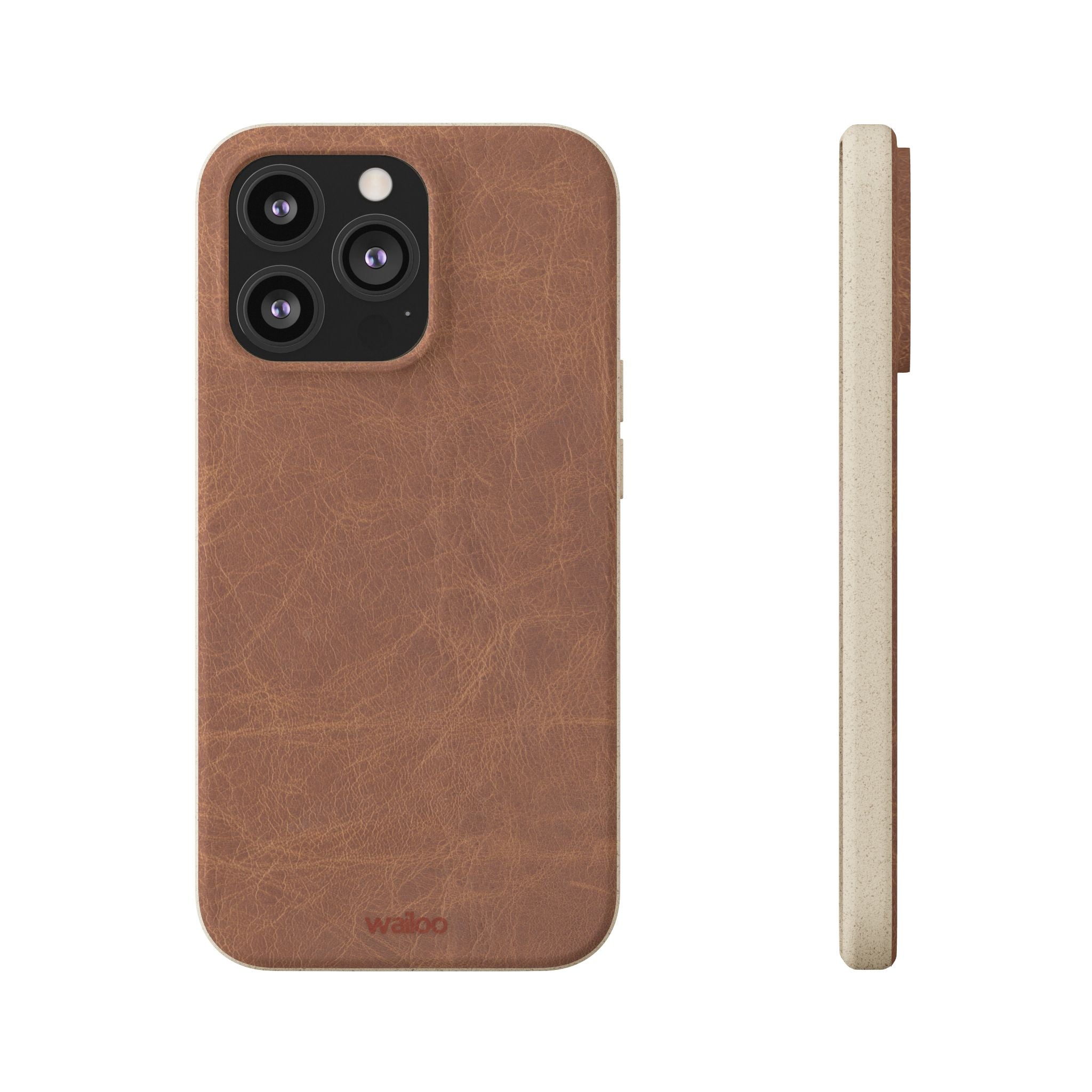 aPattern Leather printed - Plastic free phone case for iPhone