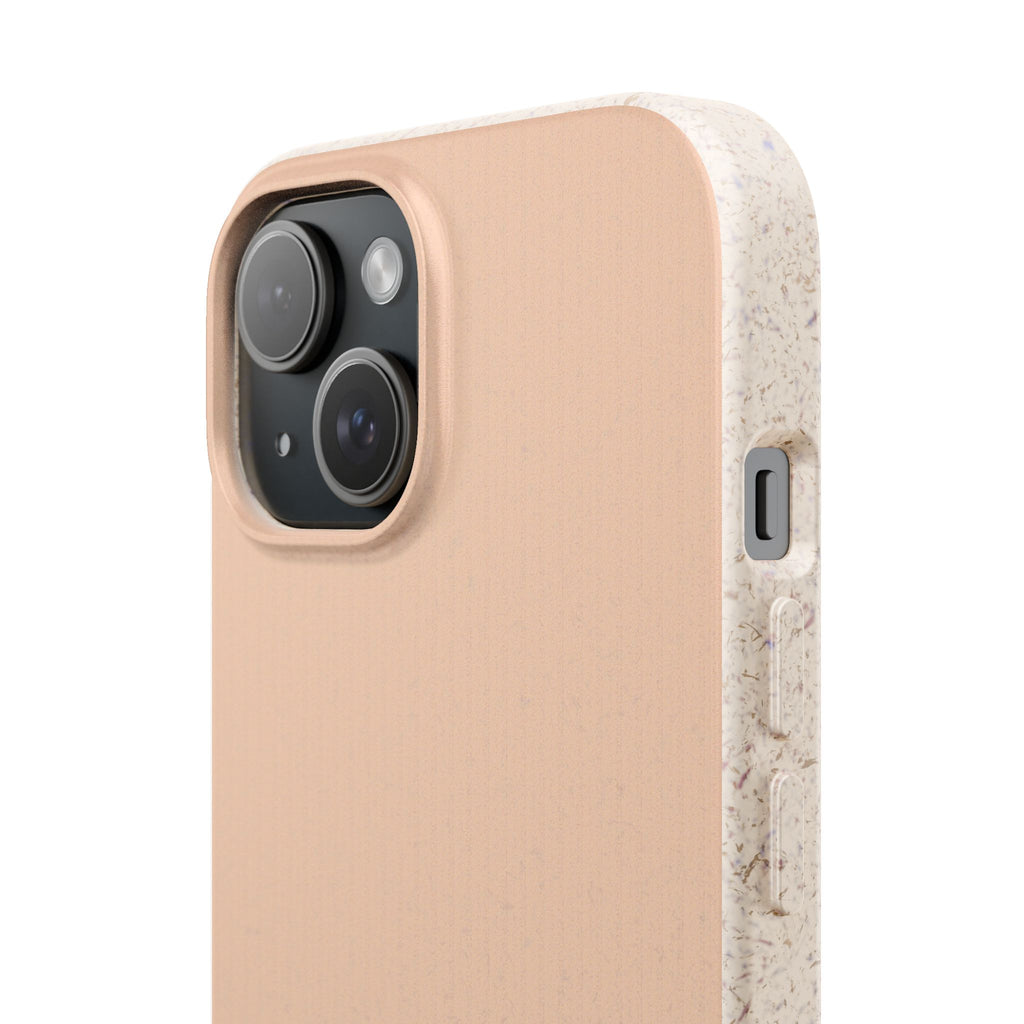 Color Beige apricot light - Plastic free phone case for iPhone