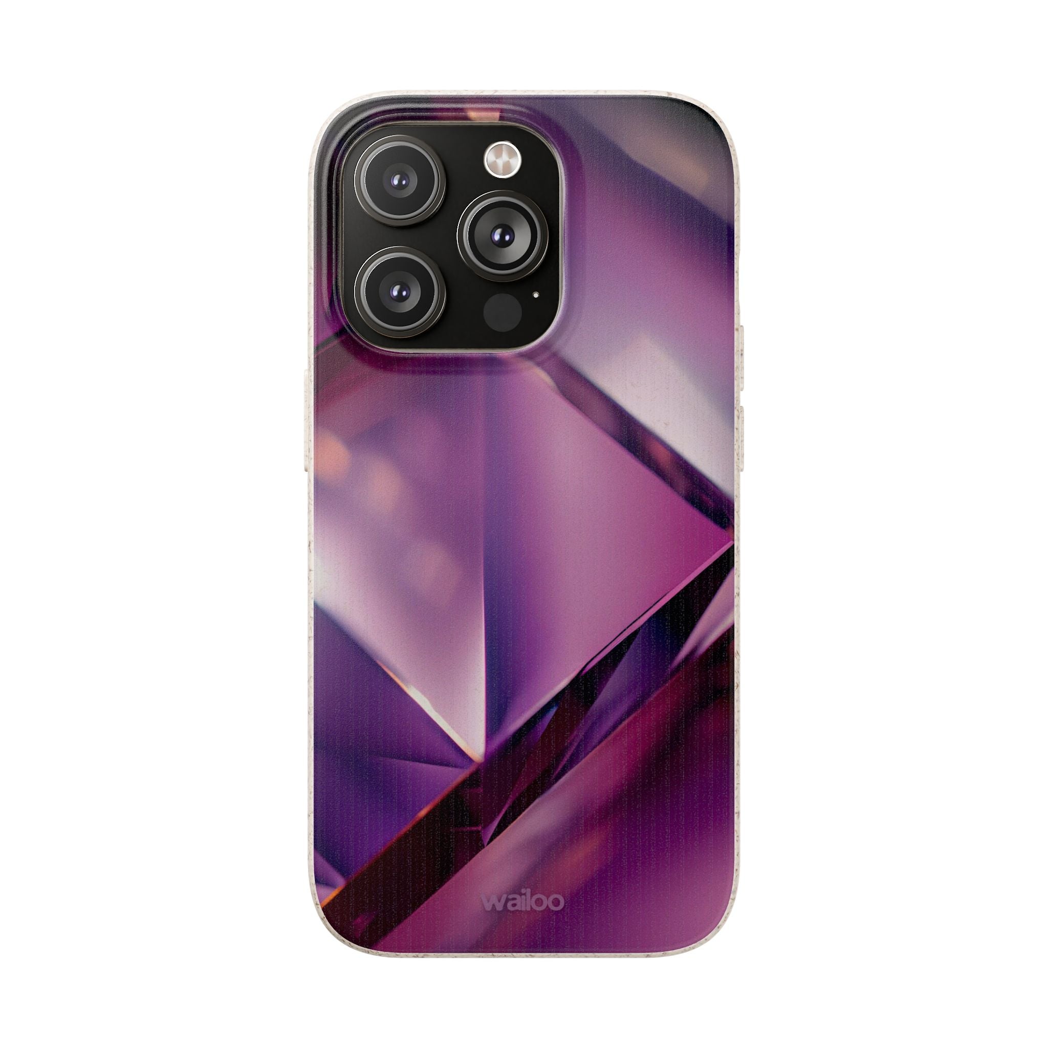 3D Purple - Plastic free phone case for iPhone