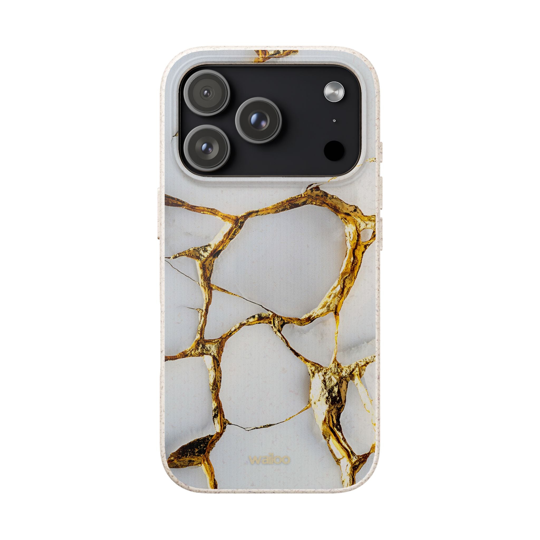 aPattern Gold cracked - Plastic free phone case for iPhone