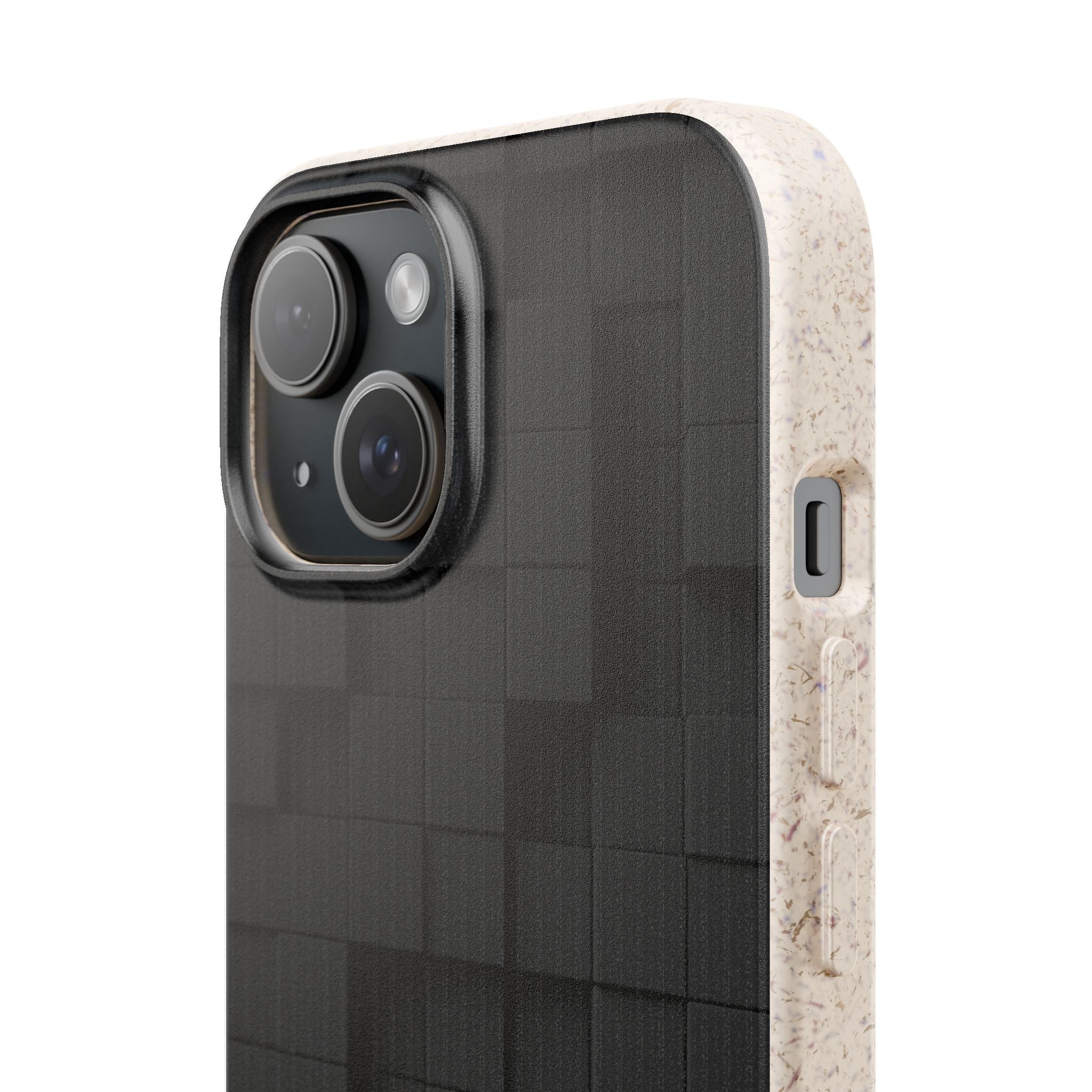 3D Black tiles - Plastic free phone case for iPhone