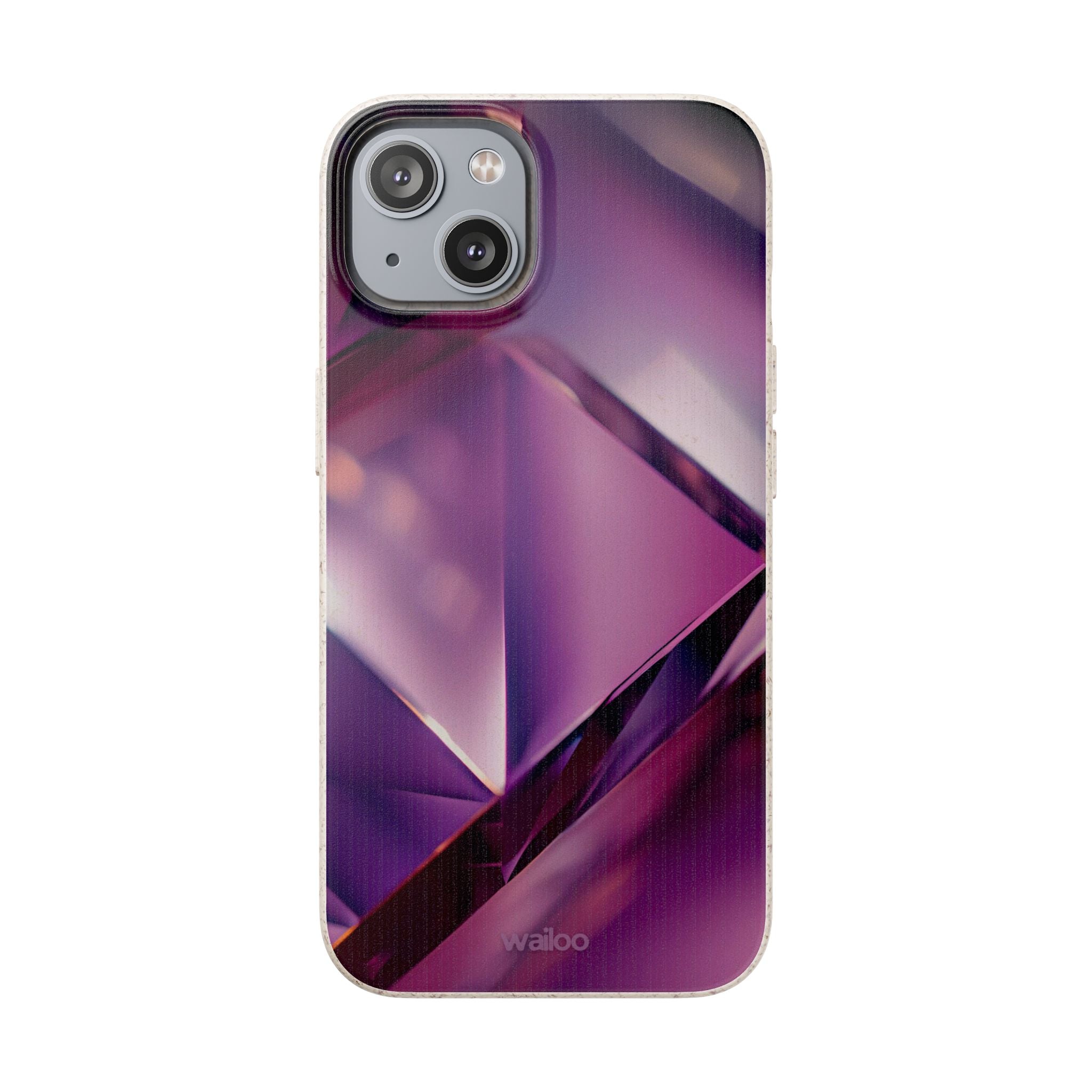 3D Purple - Plastic free phone case for iPhone