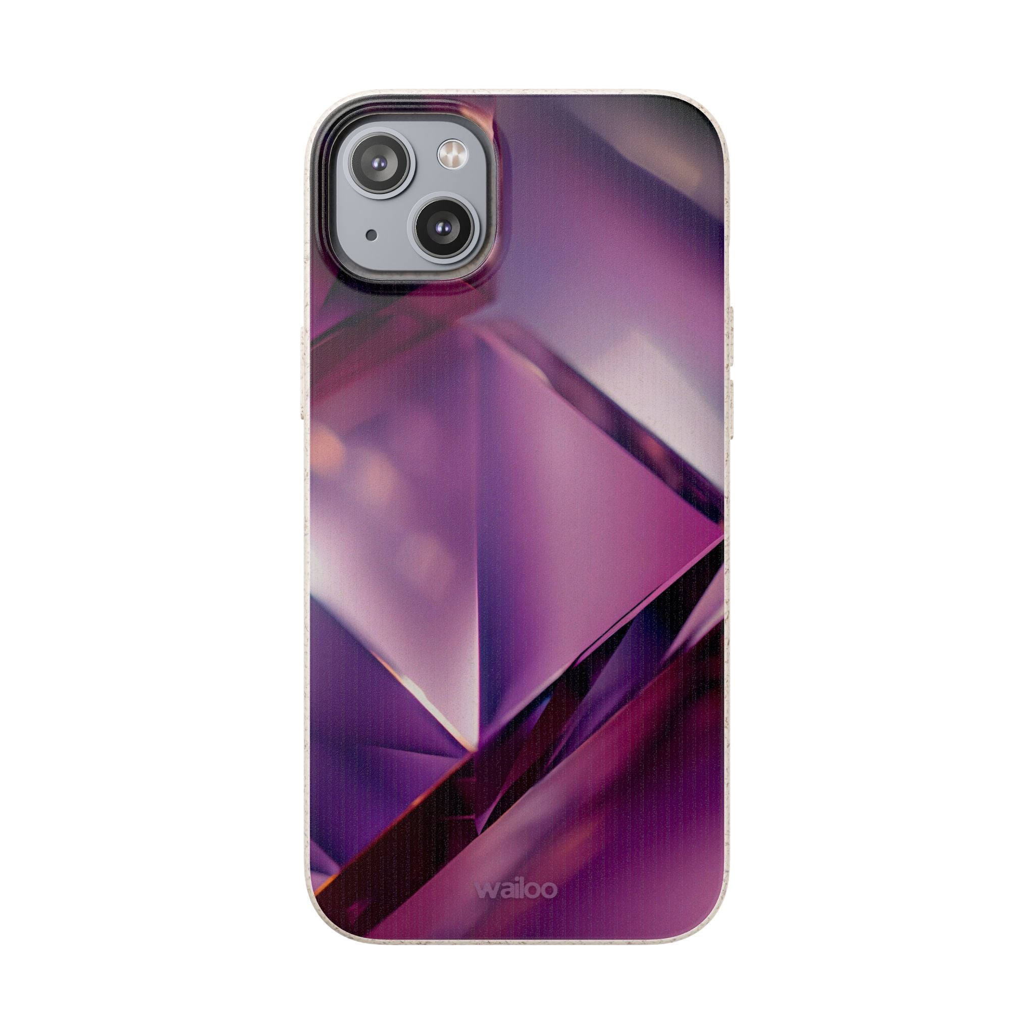 3D Purple - Plastic free phone case for iPhone