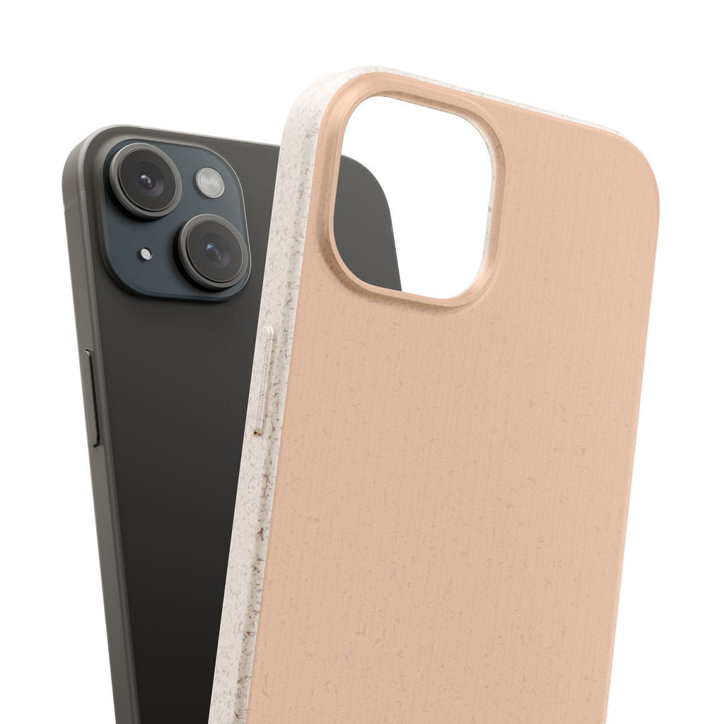 Color Beige apricot light - Plastic free phone case for iPhone