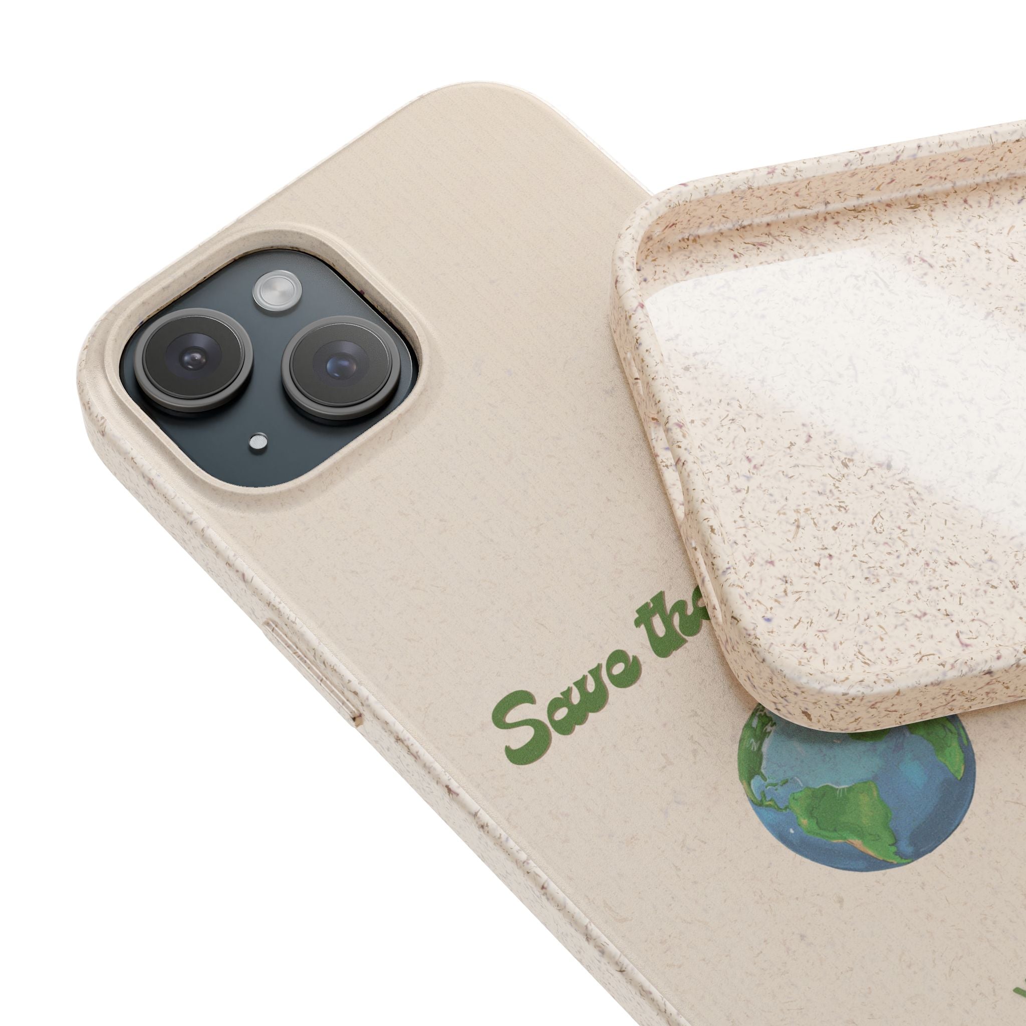 Earth - Save the planet - Plastic free phone case for iPhone