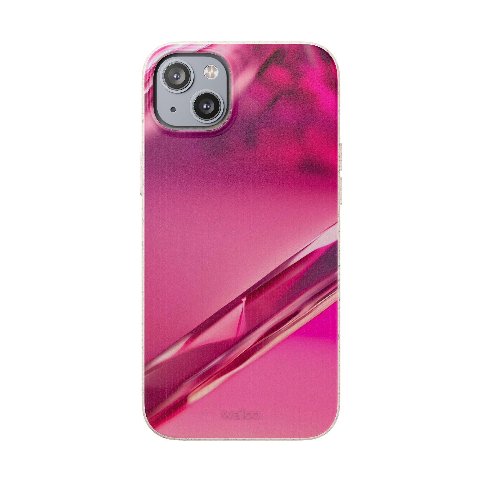 3D Pink - Plastic free phone case for iPhone