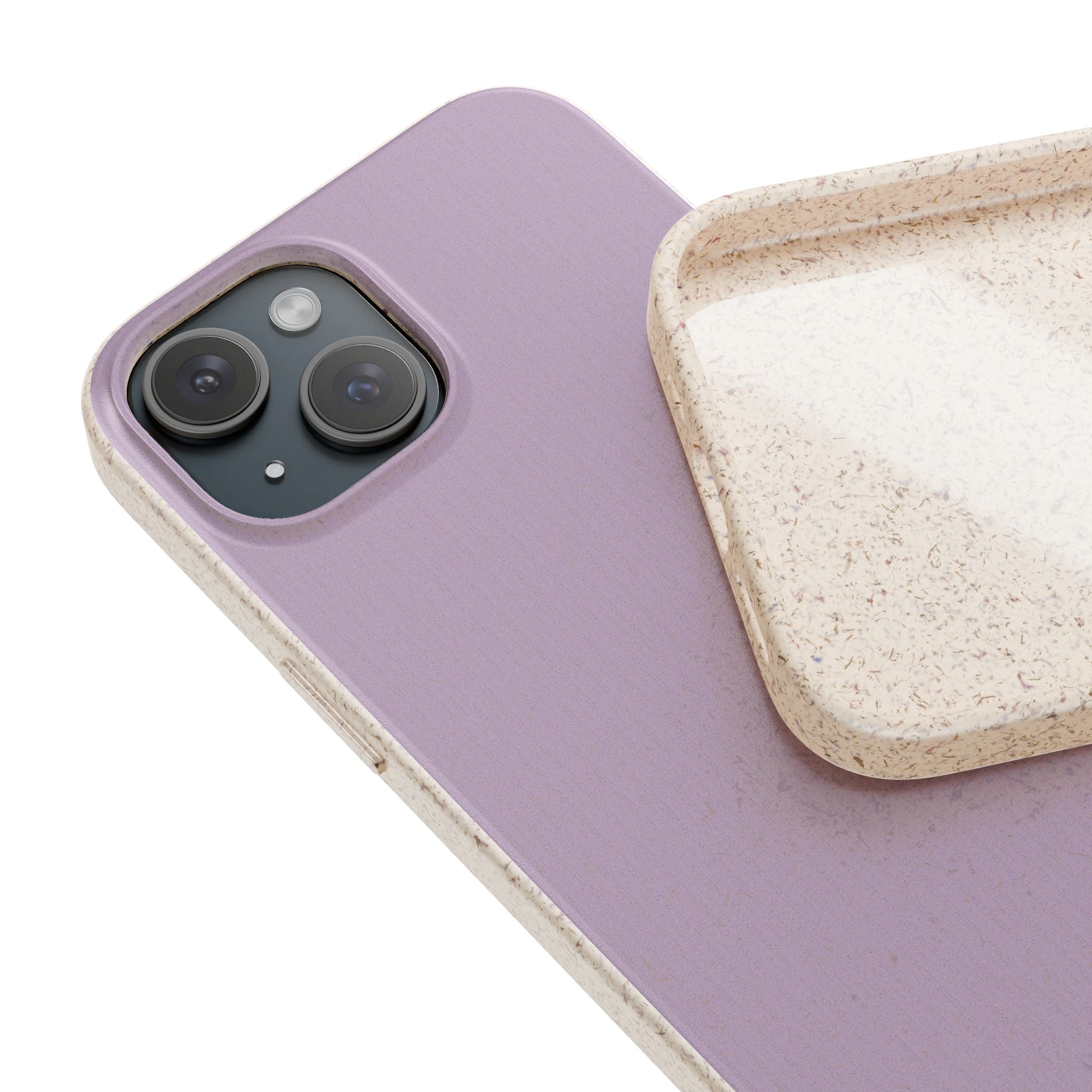 Color Purple plum light - Plastic free phone case for iPhone