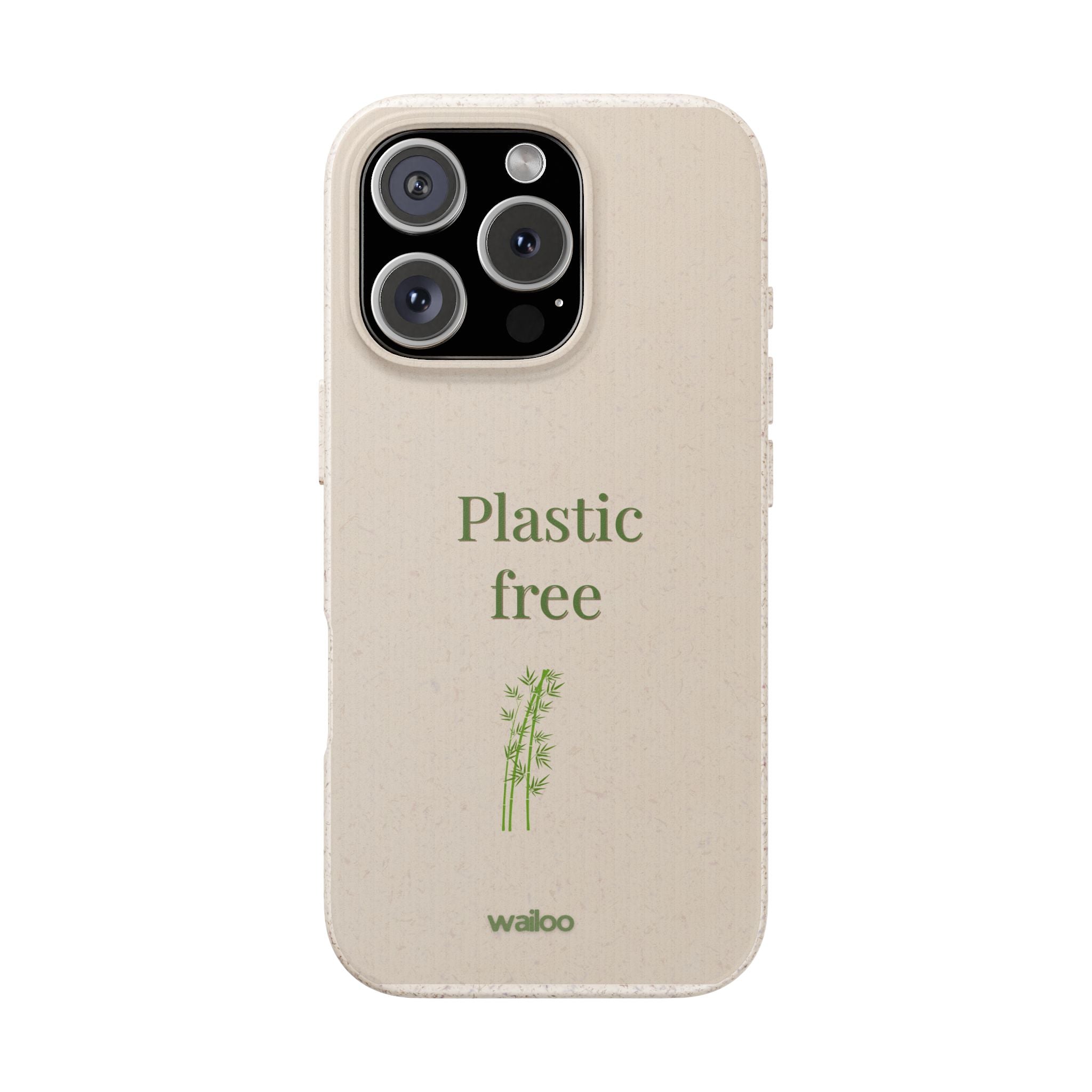 Earth - Bamboo stylish - Plastic free phone case for iPhone