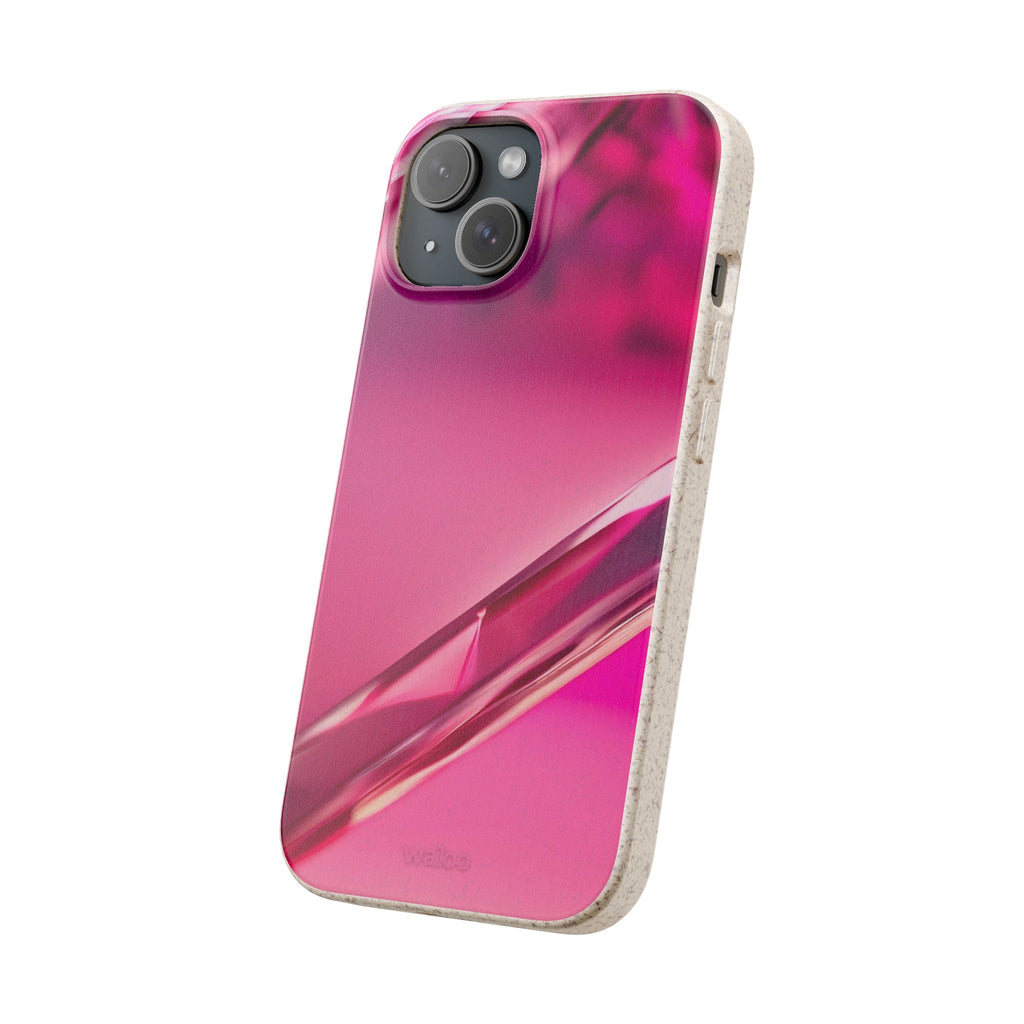 3D Pink - Plastic free phone case for iPhone