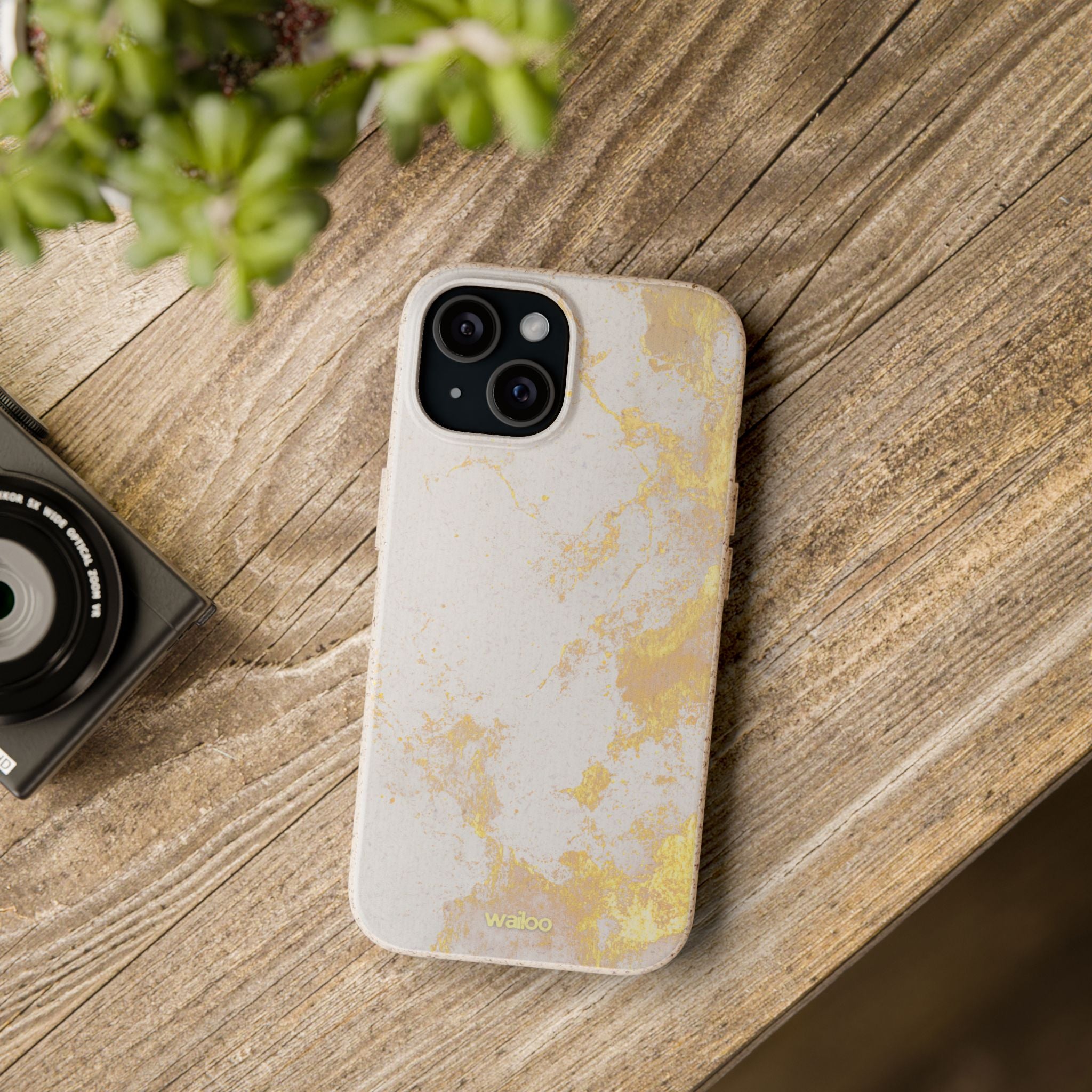 aPattern Gold mixed - Plastic free phone case for iPhone