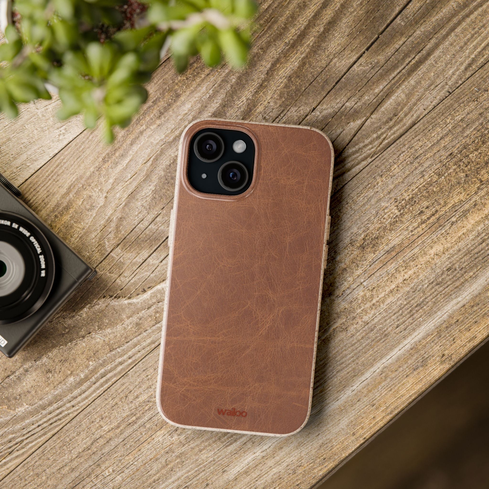 aPattern Leather printed - Plastic free phone case for iPhone