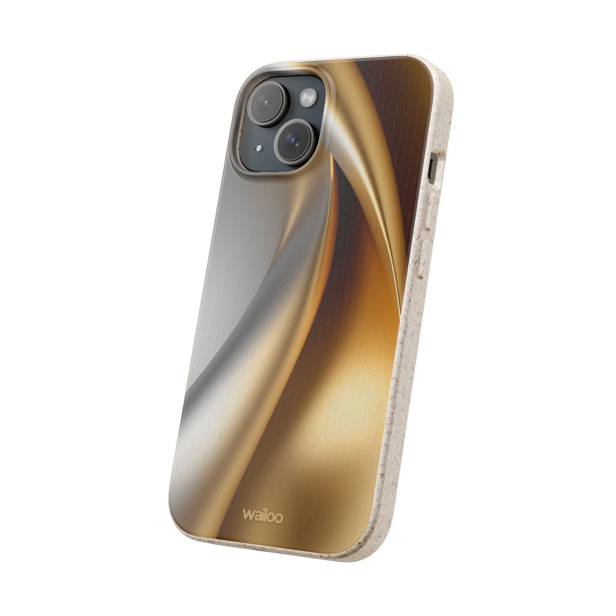 aPattern Gold silver - Platic free phone case for iPhone