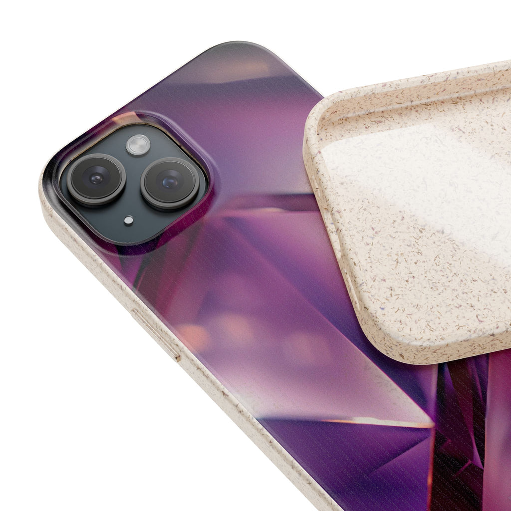 3D Purple - Plastic free phone case for iPhone