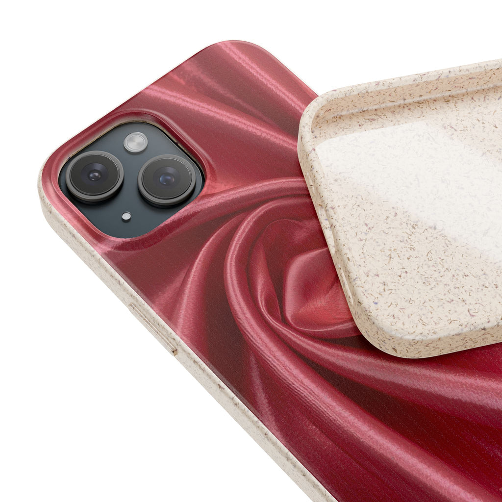 aPattern Pink Silk - Plastic free phone case for iPhone