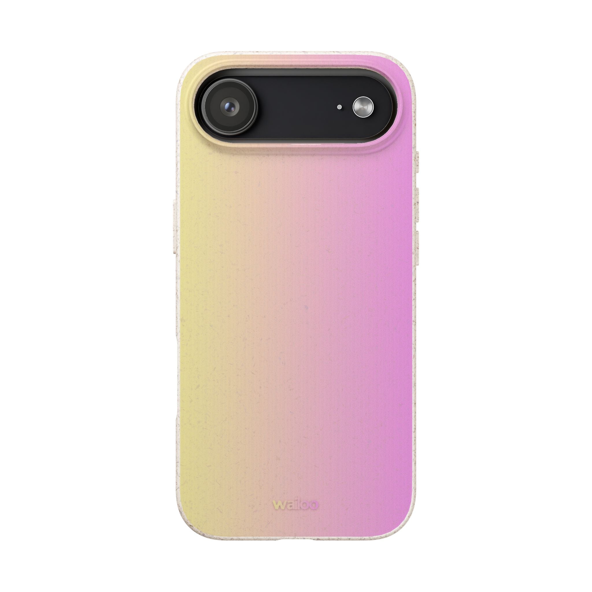 bOmbre Yellow pink gradient - Plastic free phone case for iPhone
