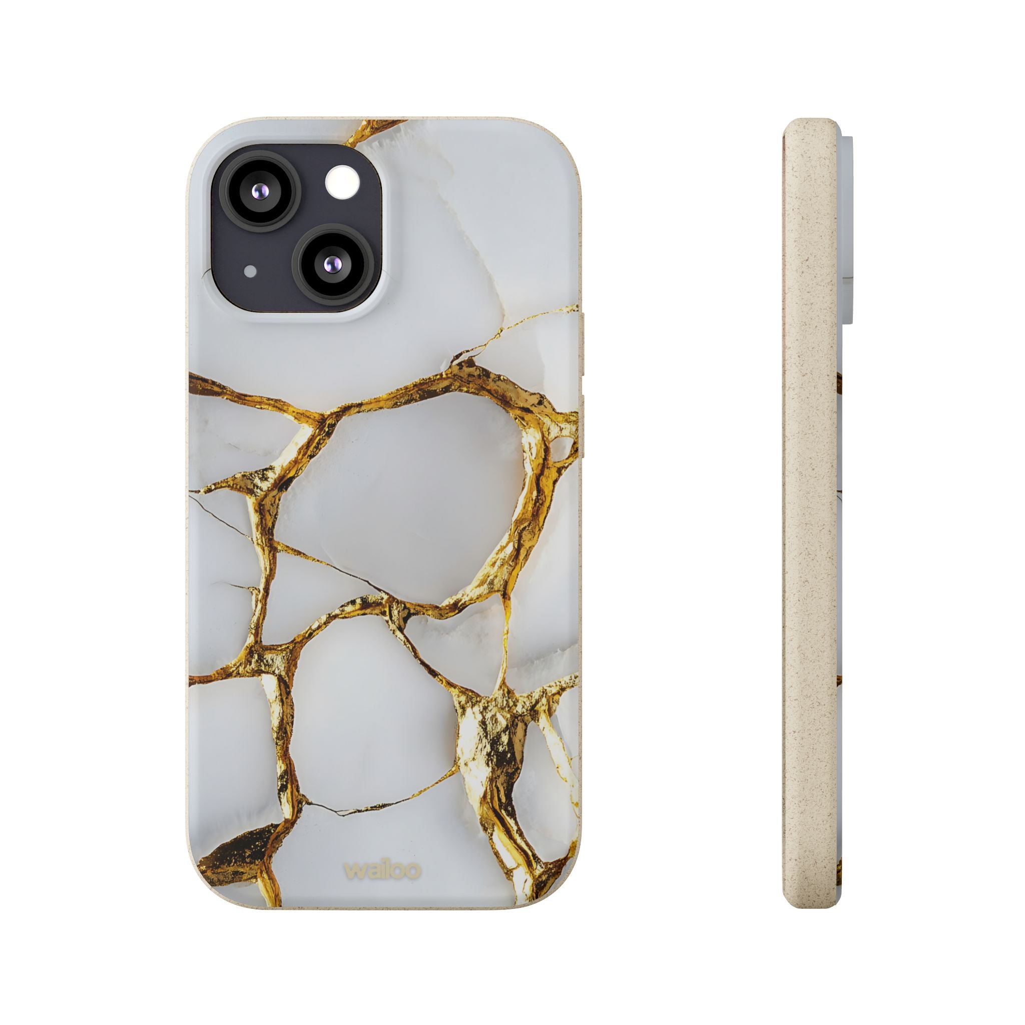 aPattern Gold cracked - Plastic free phone case for iPhone