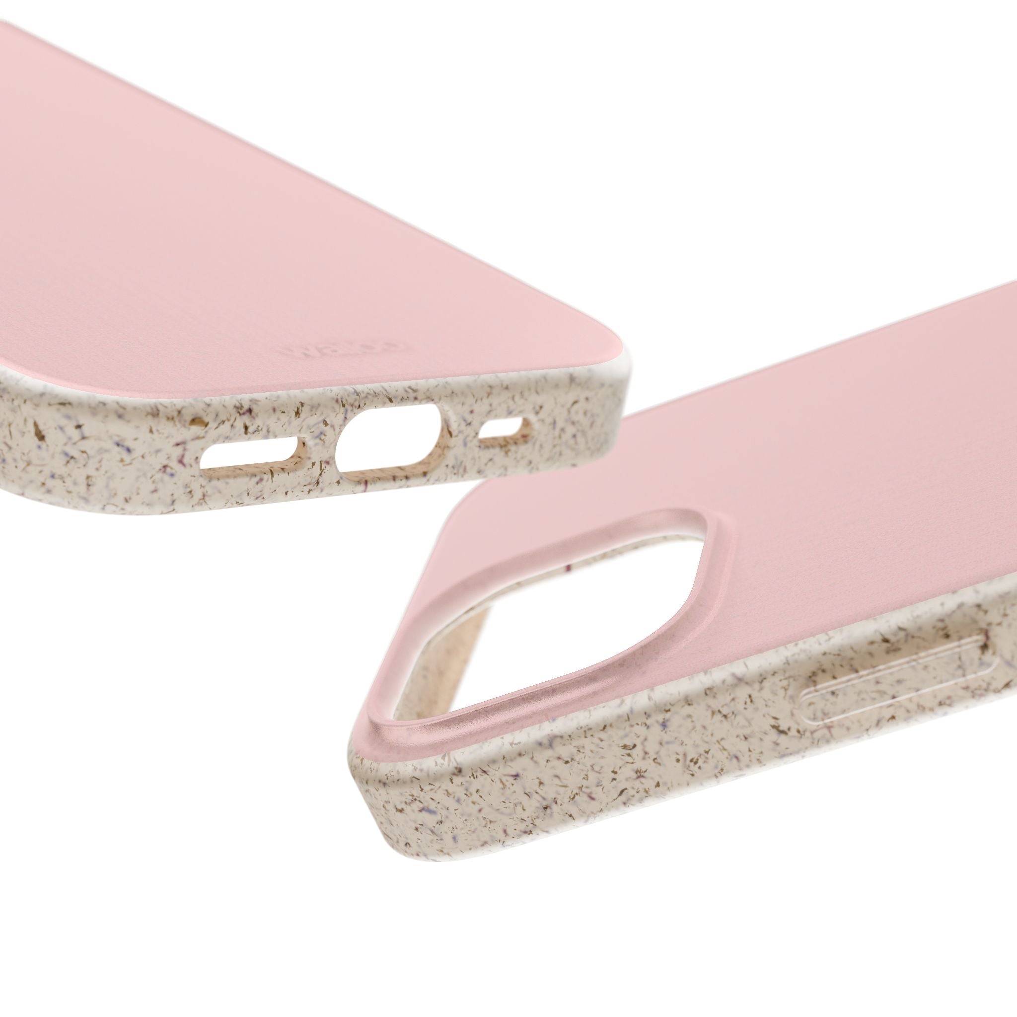 Color Pink dirty light - Plastic free phone case for iPhone
