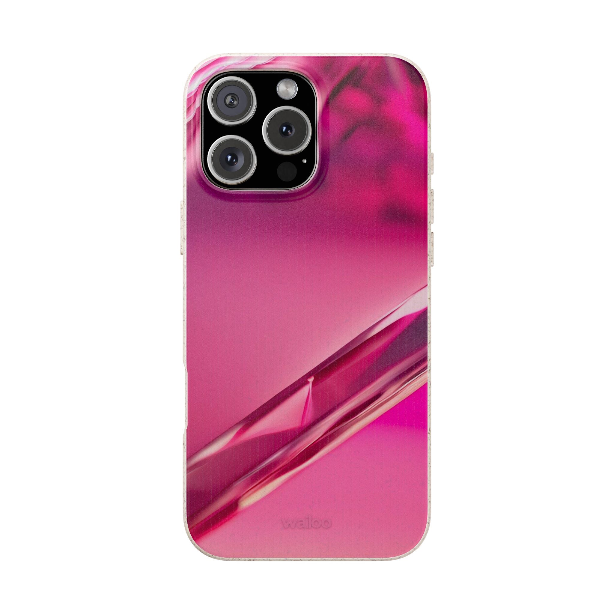 3D Pink - Plastic free phone case for iPhone