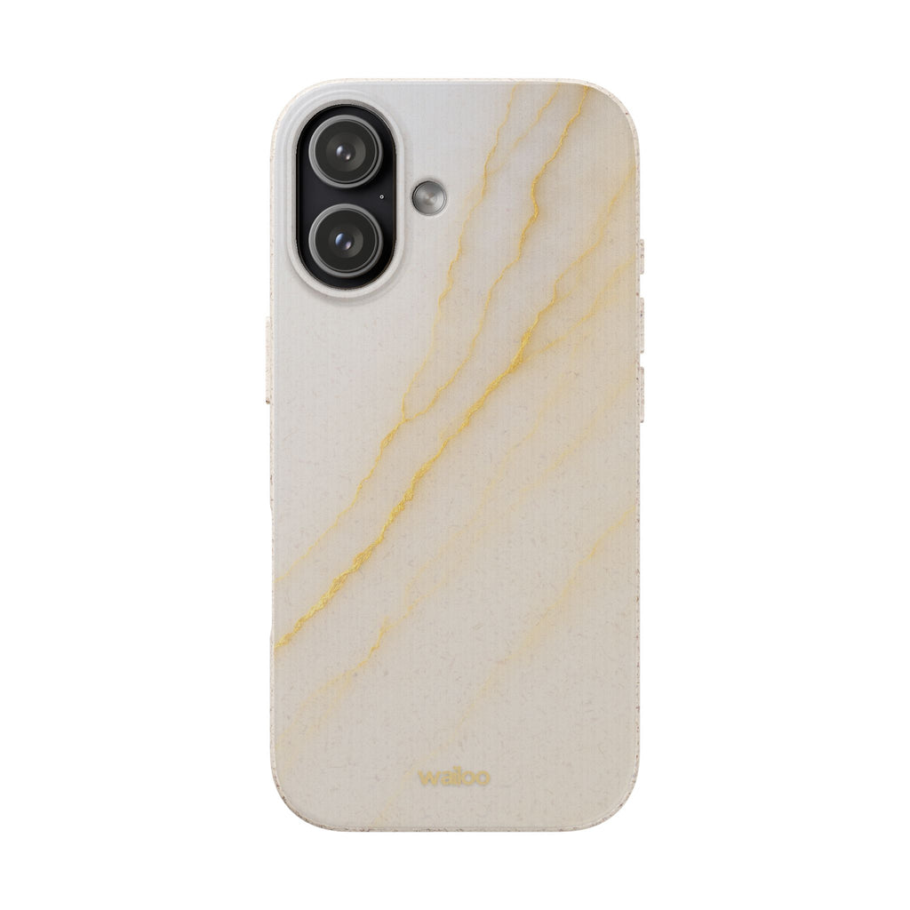 aPattern Gold marble - Plastic free phone case for iPhone